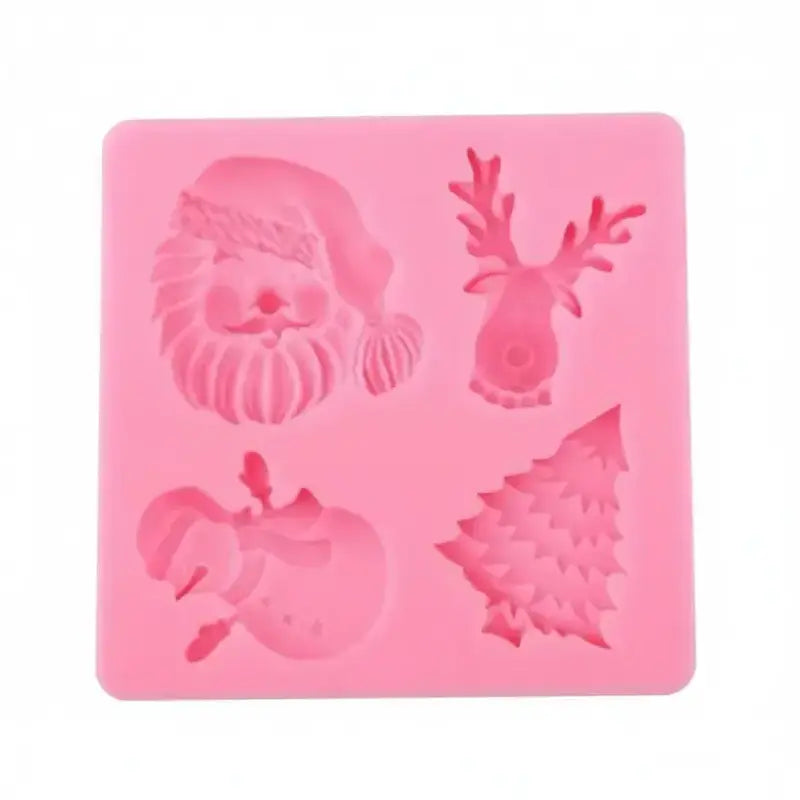 4 in 1 Christmas Santa, Reindeer, Snowman, Christmas Tree
