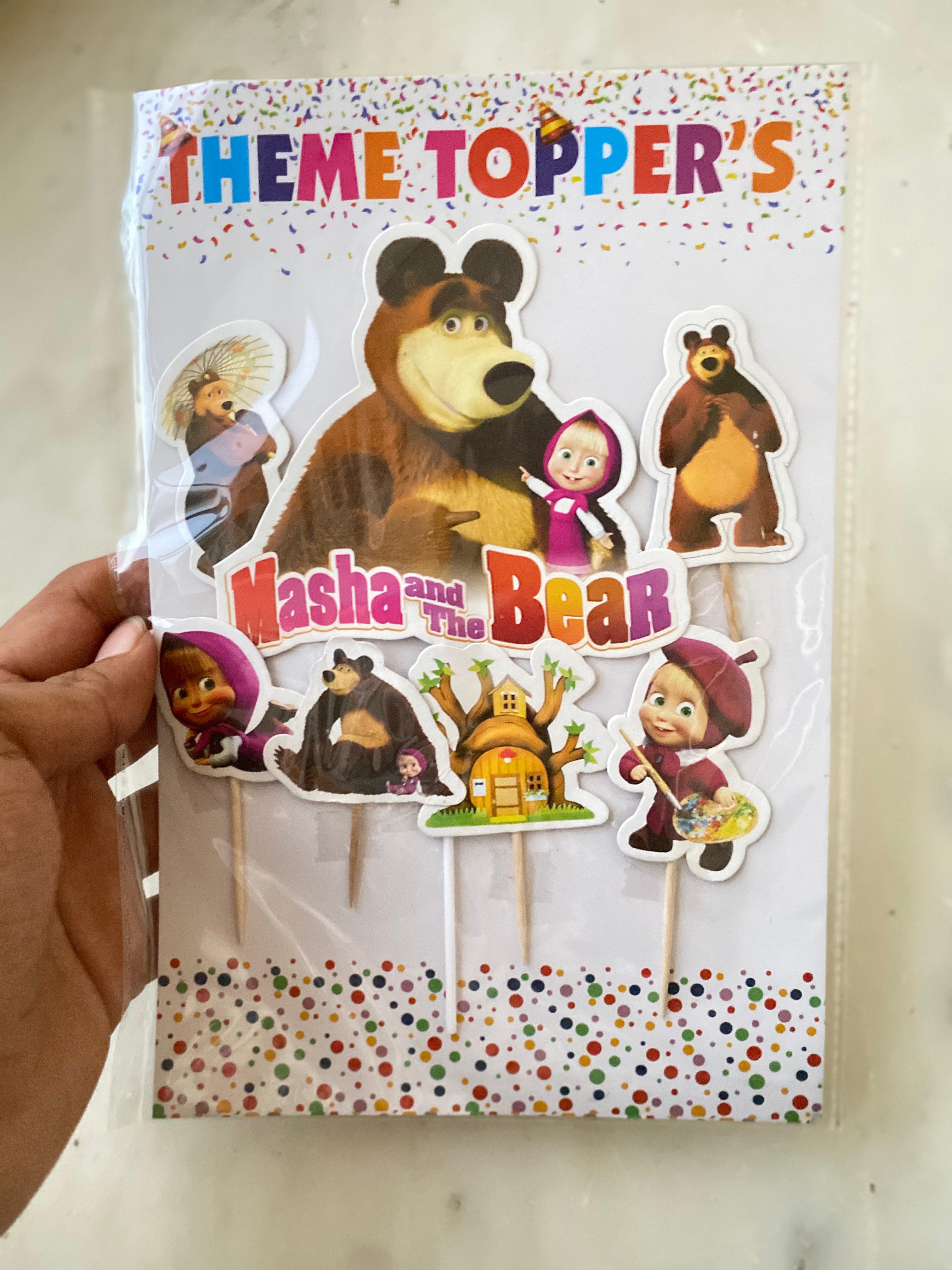 Masha & Bear Theme Topper
