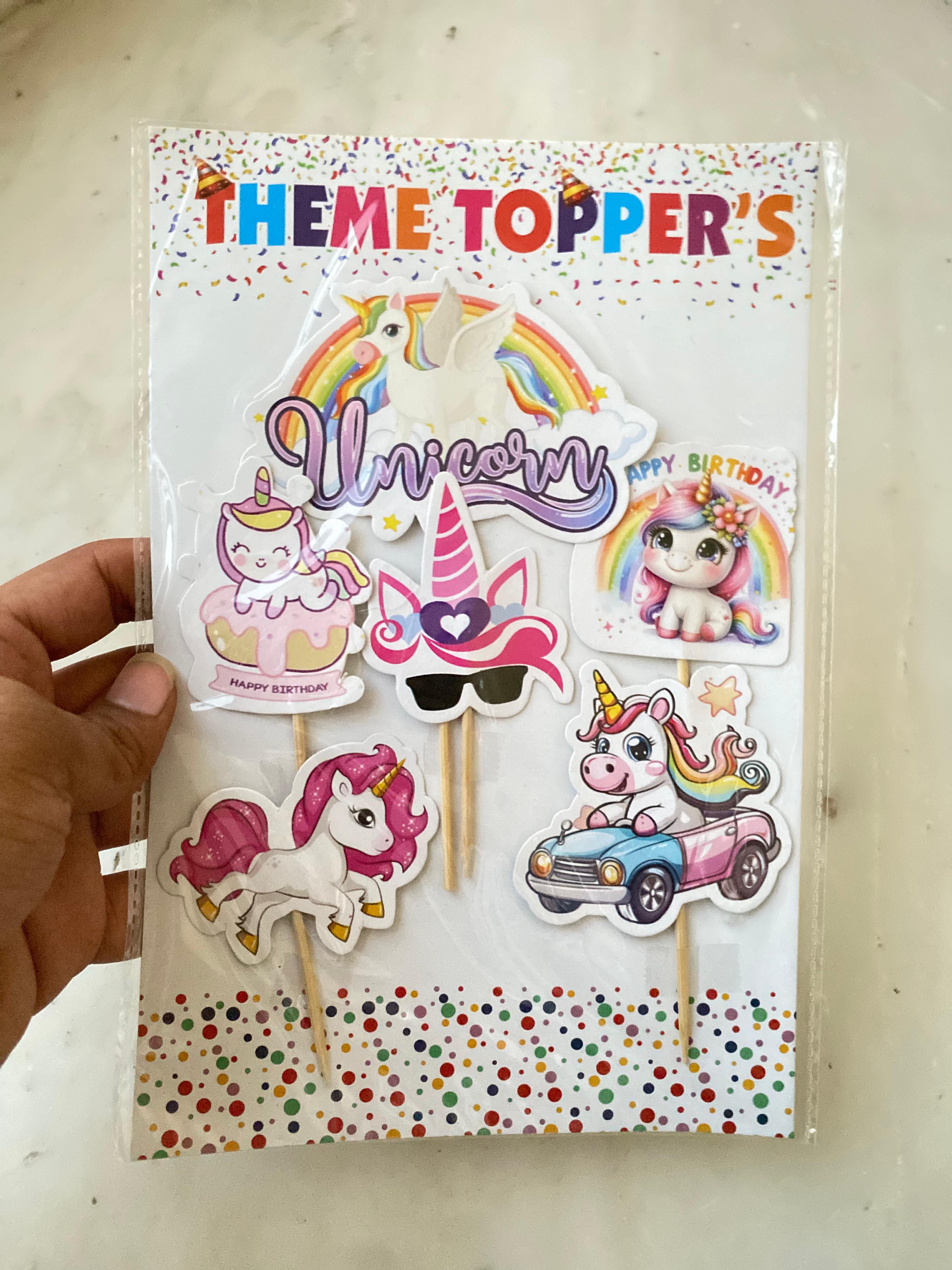 Unicorn Theme Topper