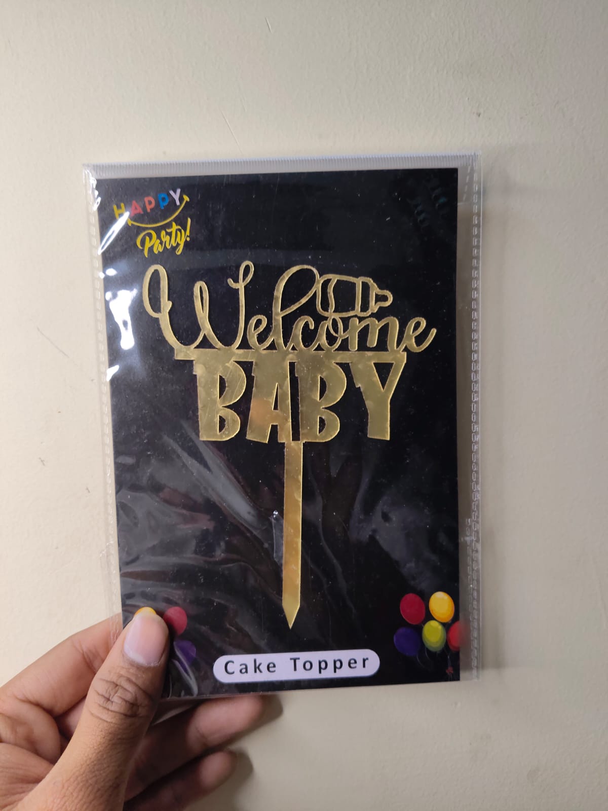 Welcome Baby Topper