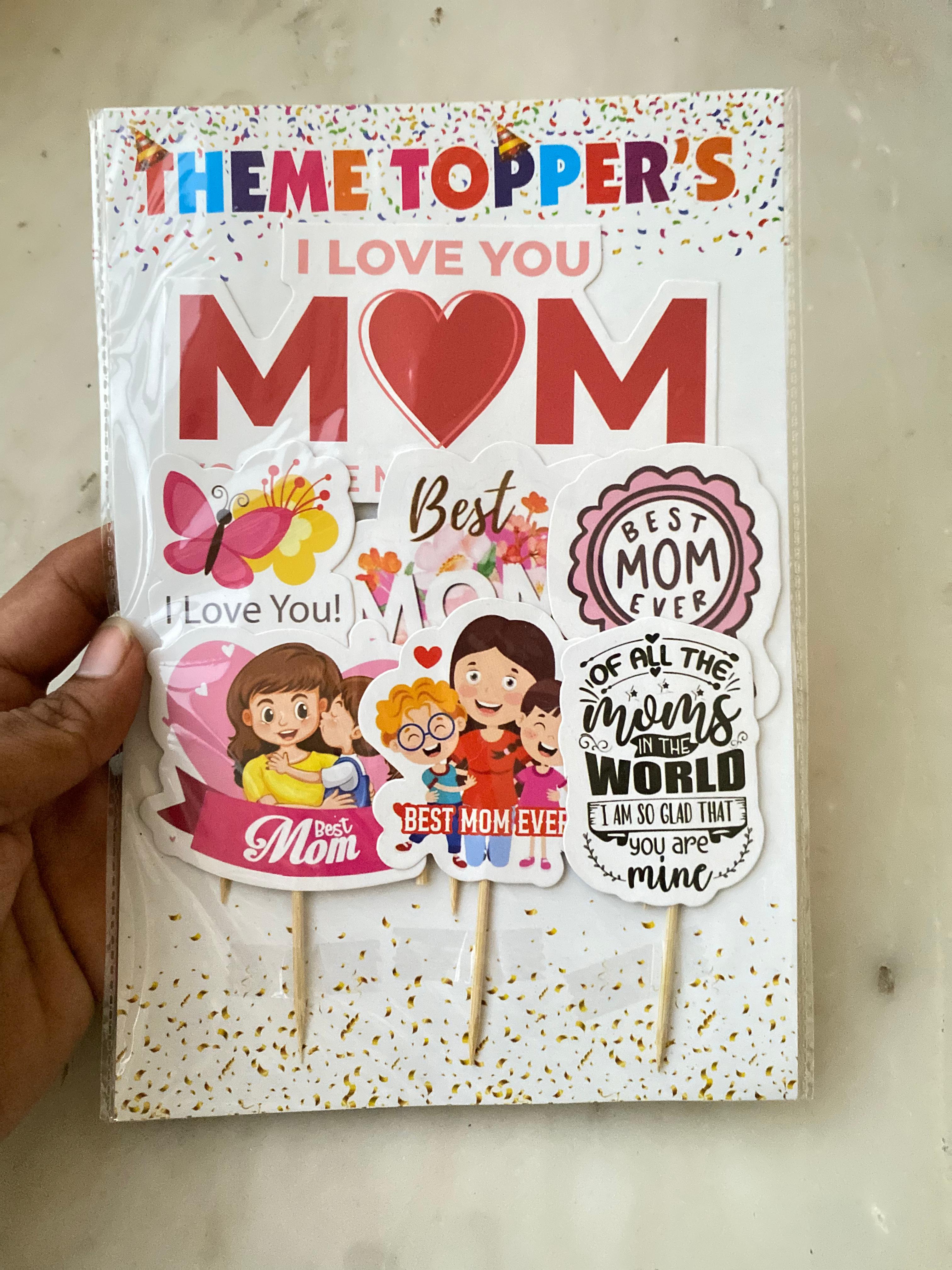 Best Mom Theme Topper