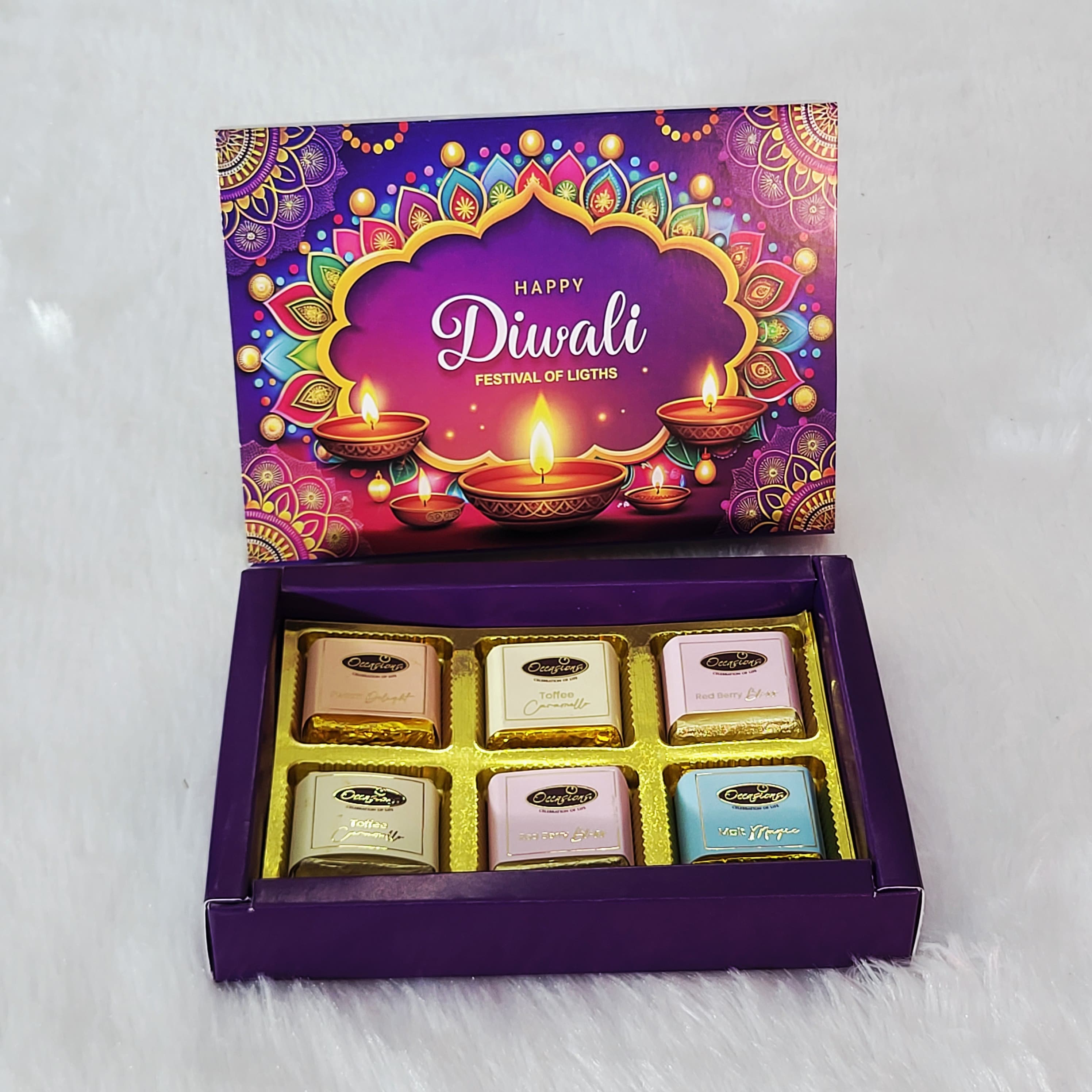 6 Cavity Chocolate Box