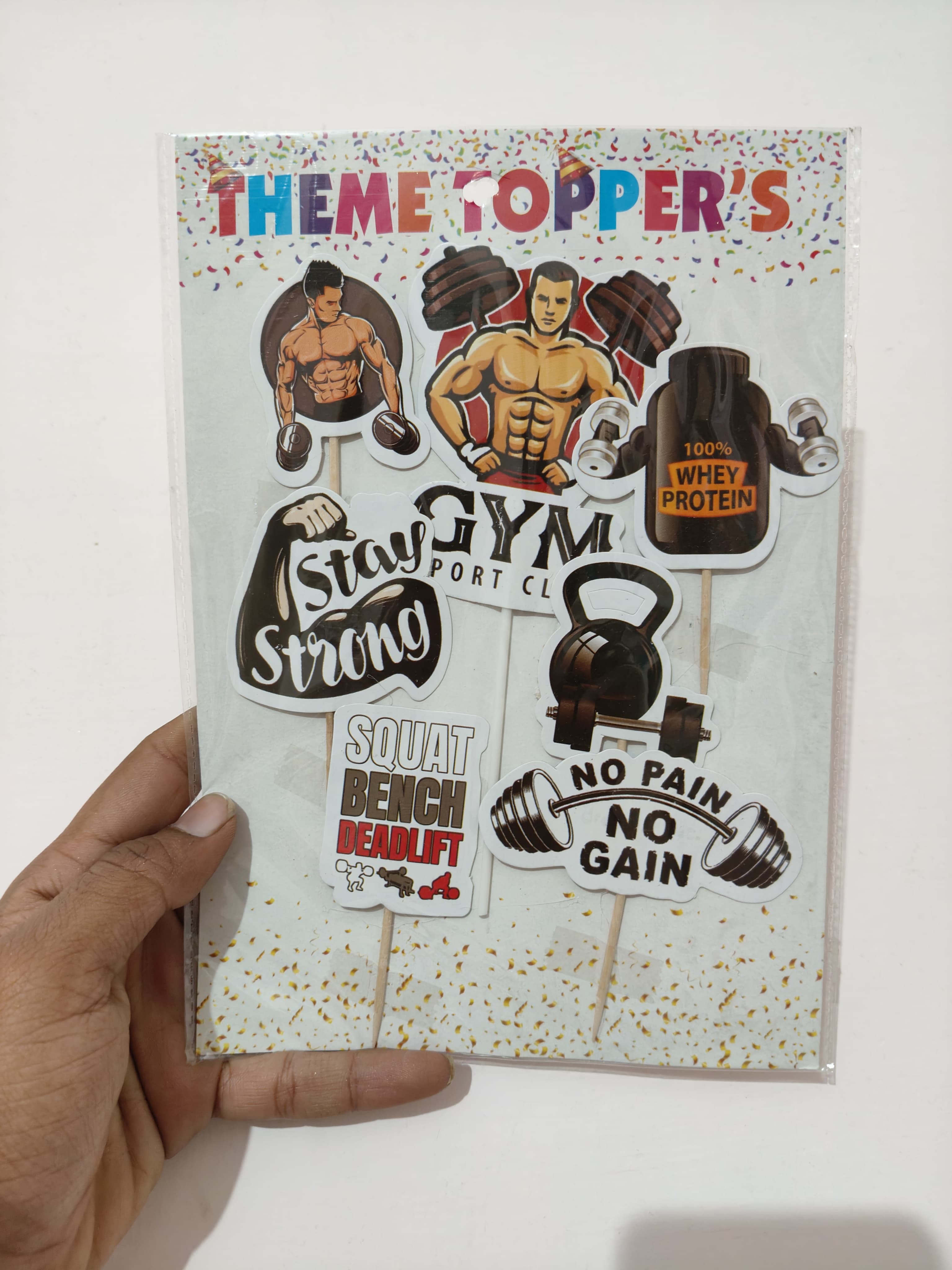 Gym Theme Topper