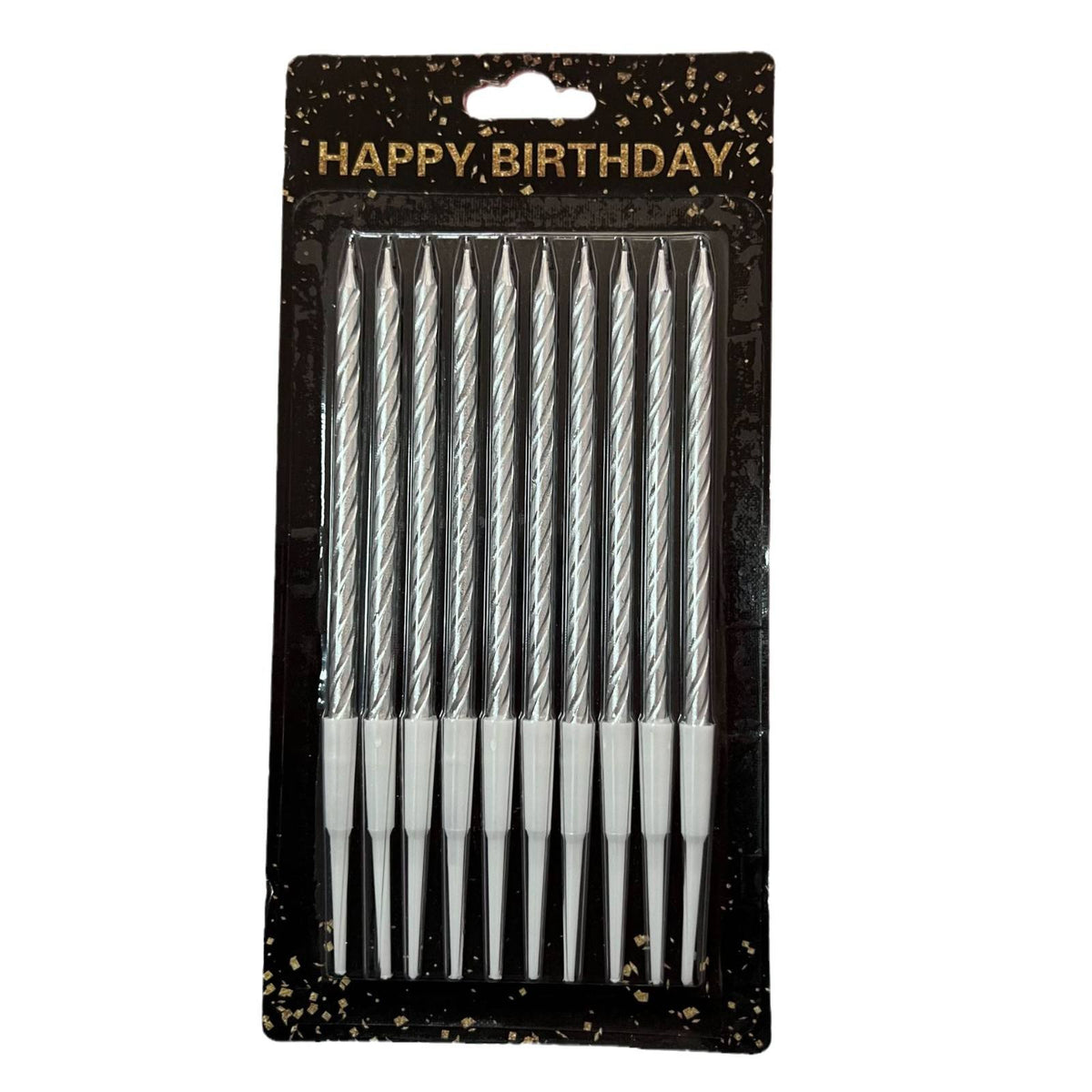 Mettalic Silver Candle