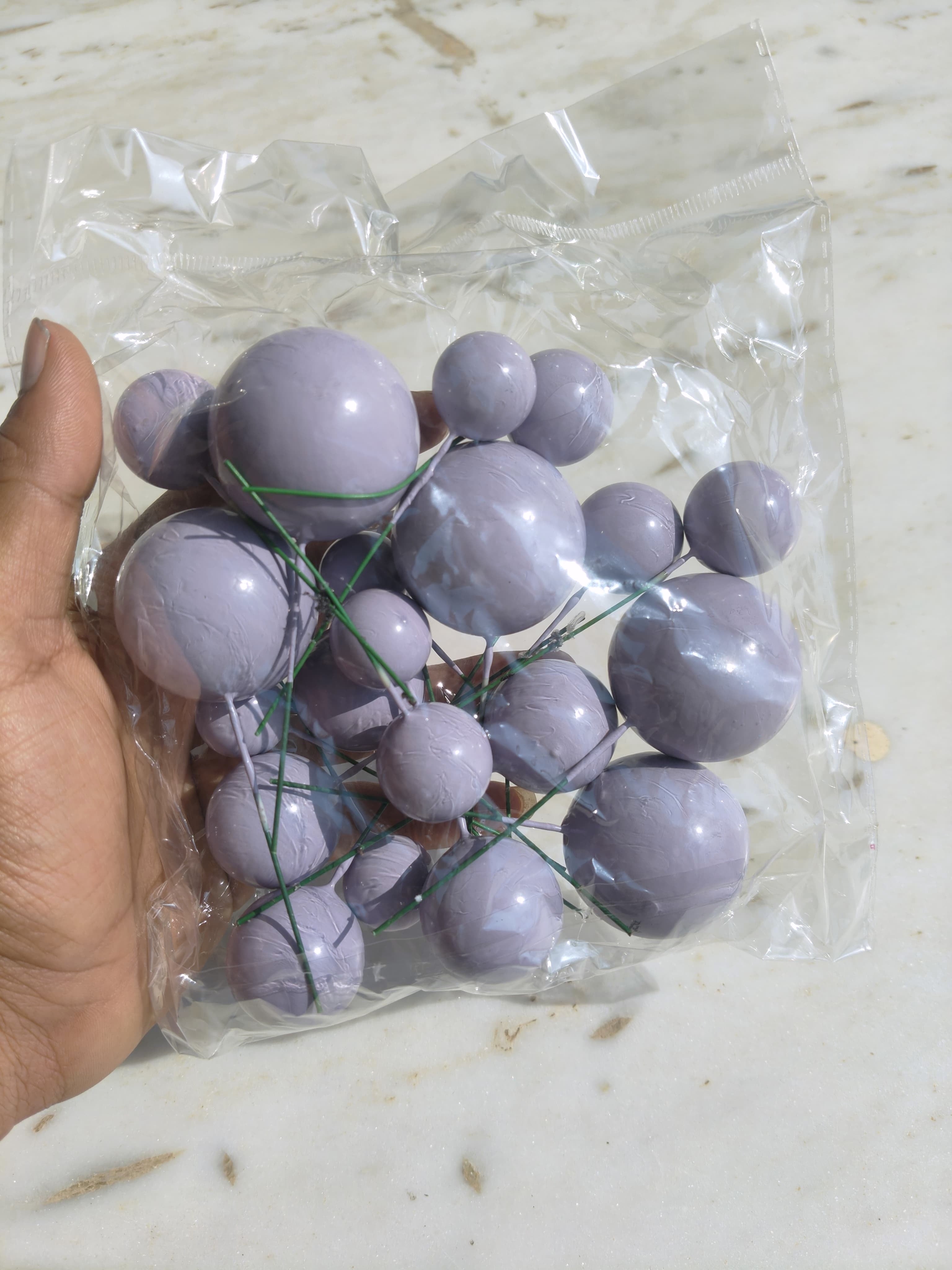 Light Purple Faux Ball