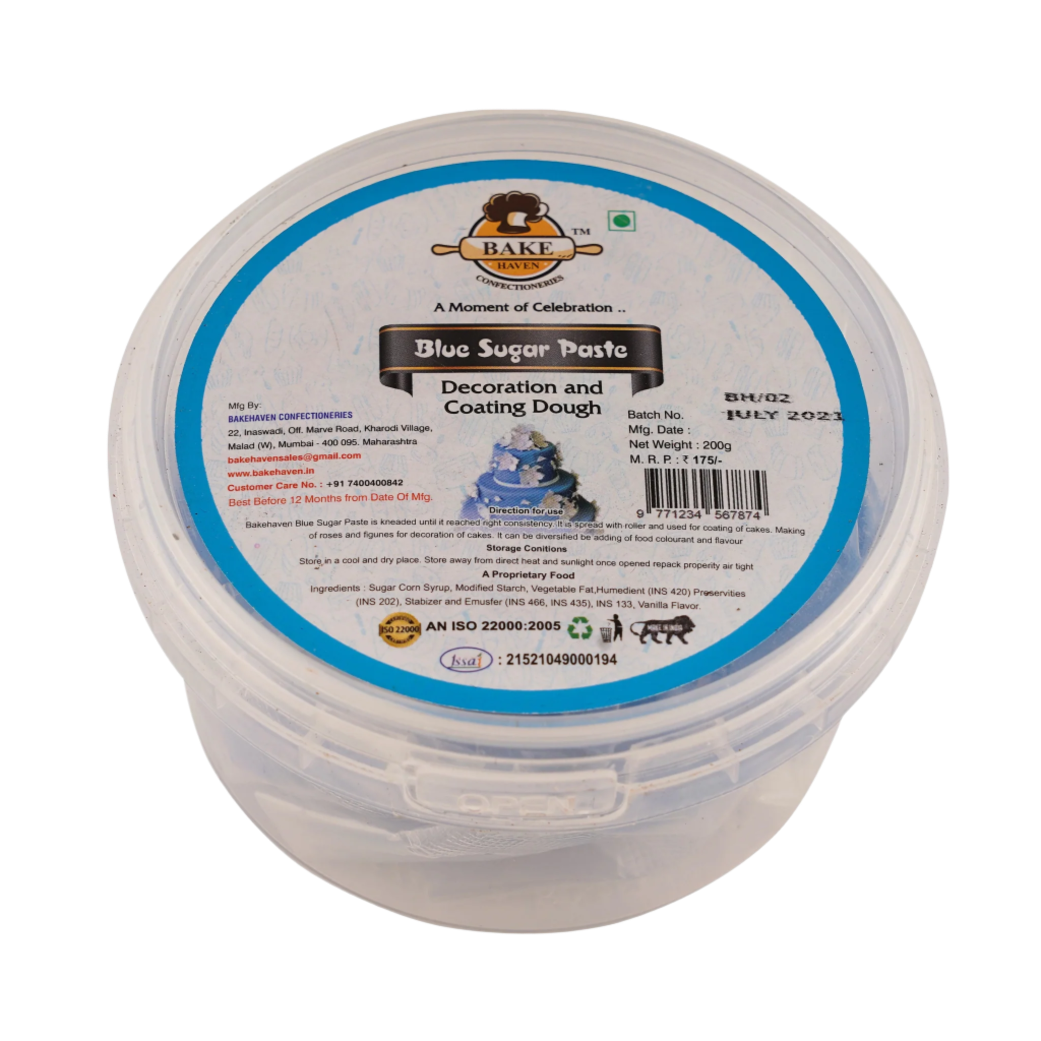 Royal Blue Fondant(200g)