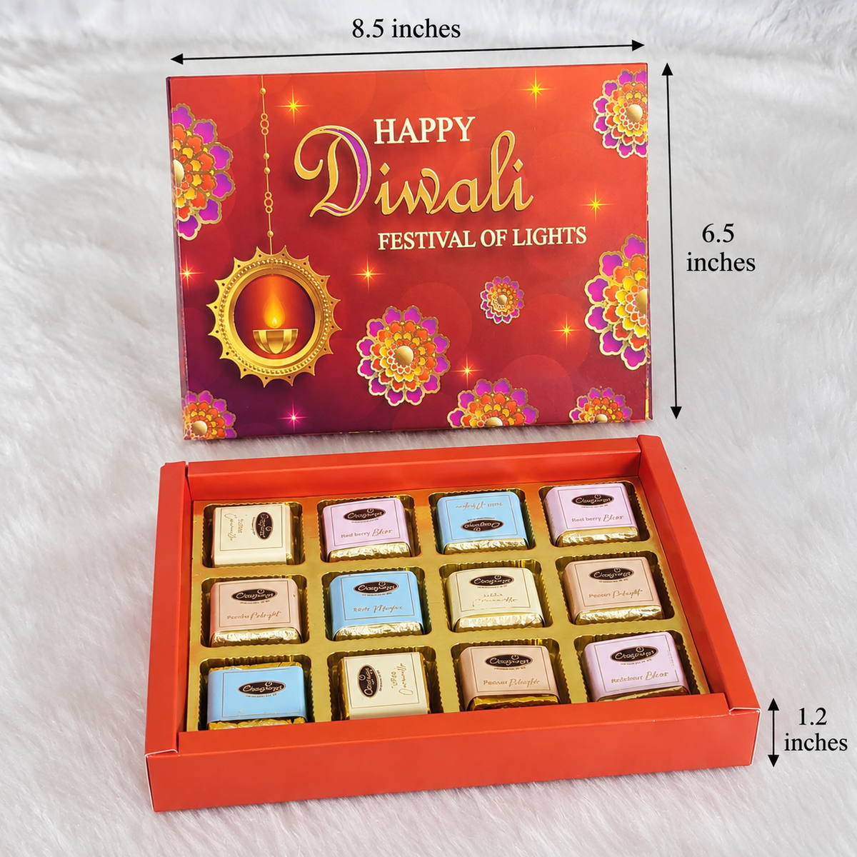12 Cavity Chocolate Box
