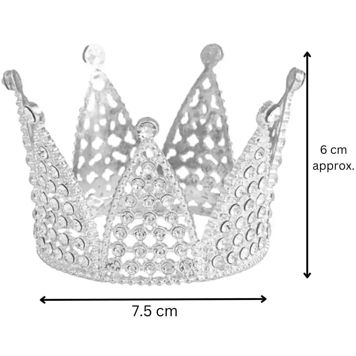 Silver Cake Crown