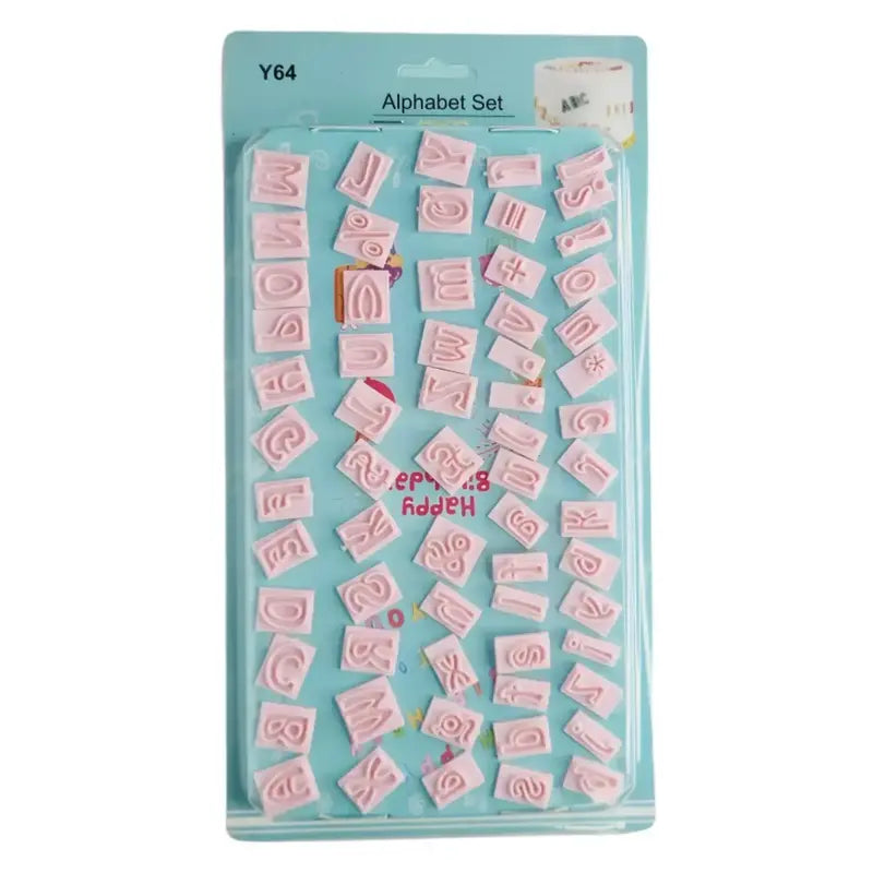 64 In 1 Designer Alphabet Cutter