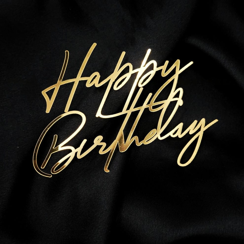 Acrylic Birthday Cutout (5 pcs)