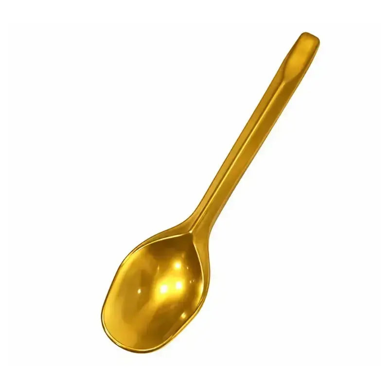 Gold plastic Disposable Spoon (Pack of 100 pcs)