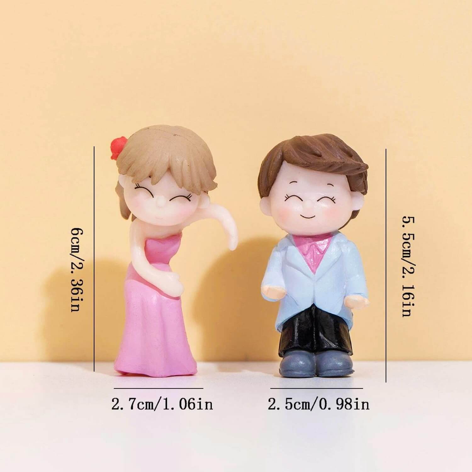 Couple Miniature Topper