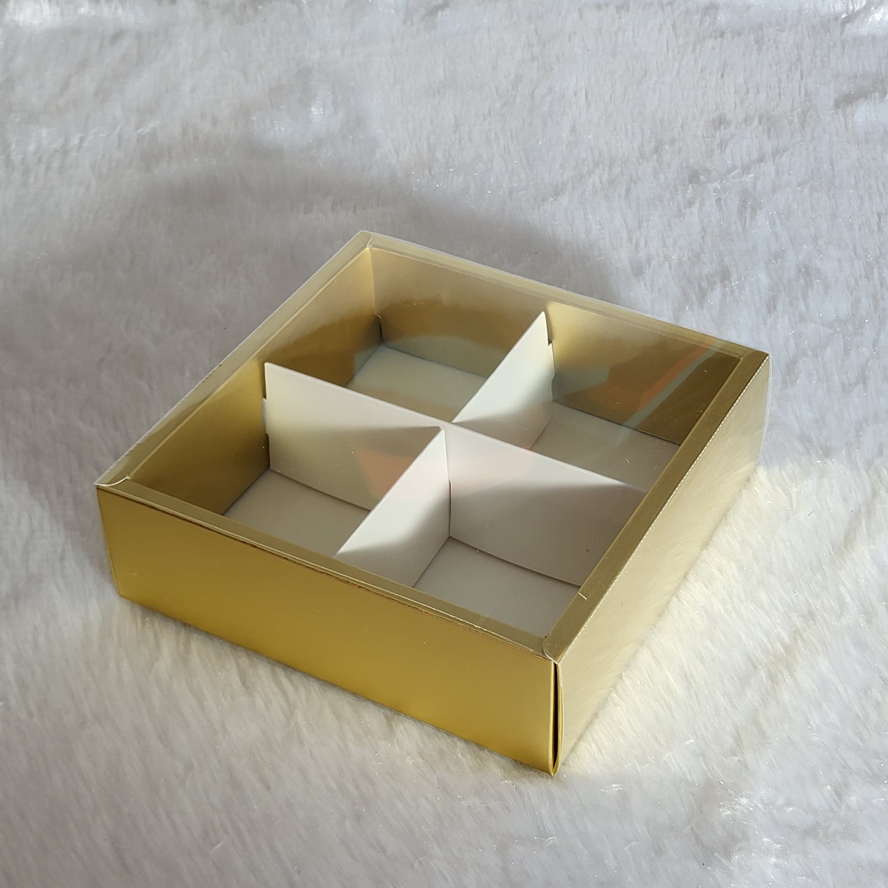 4pcs Brownie Partition Box