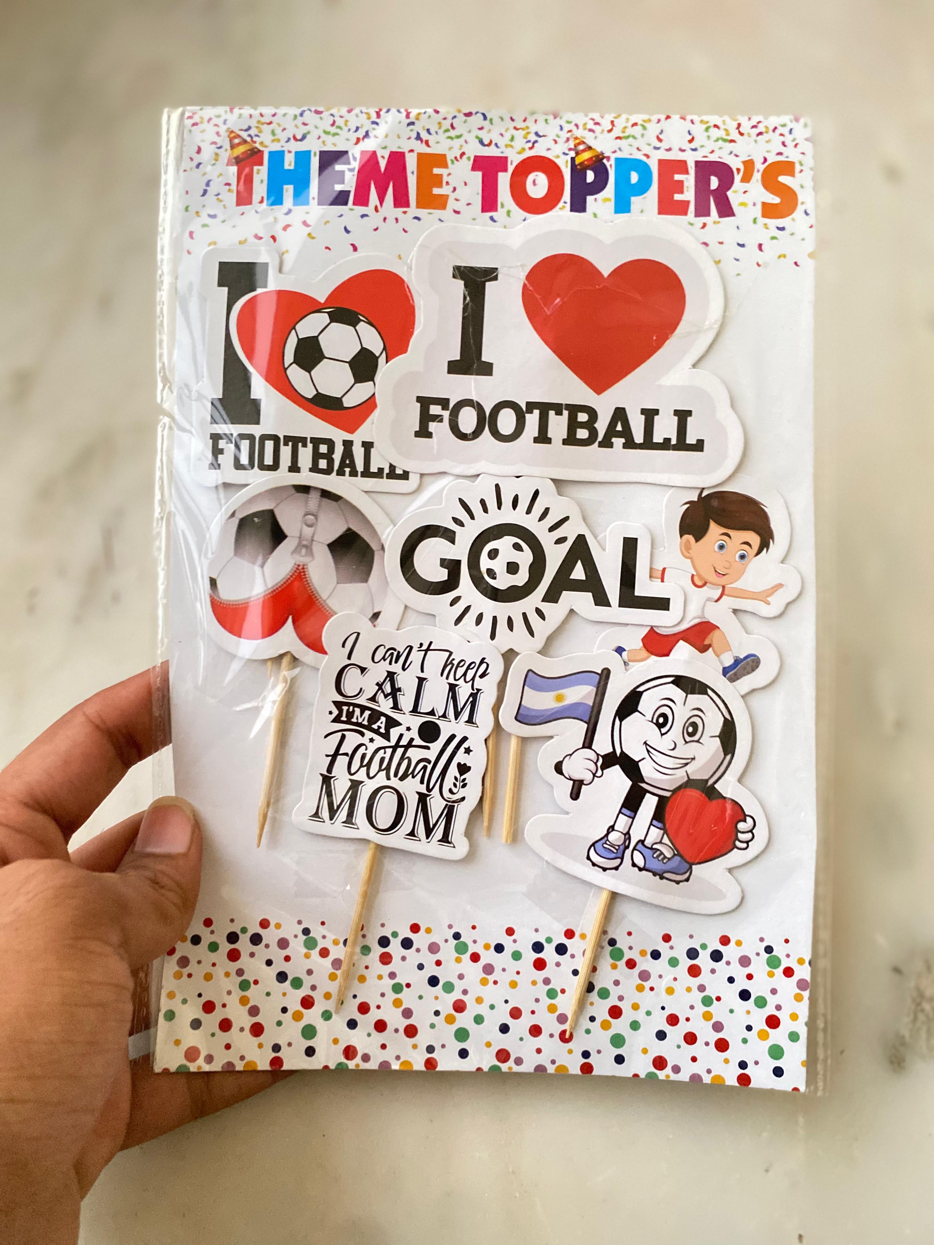 Football Lover Theme Topper