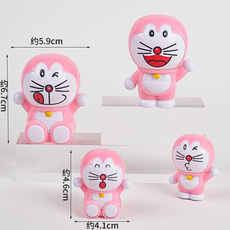 Pink Doremon Toy Set