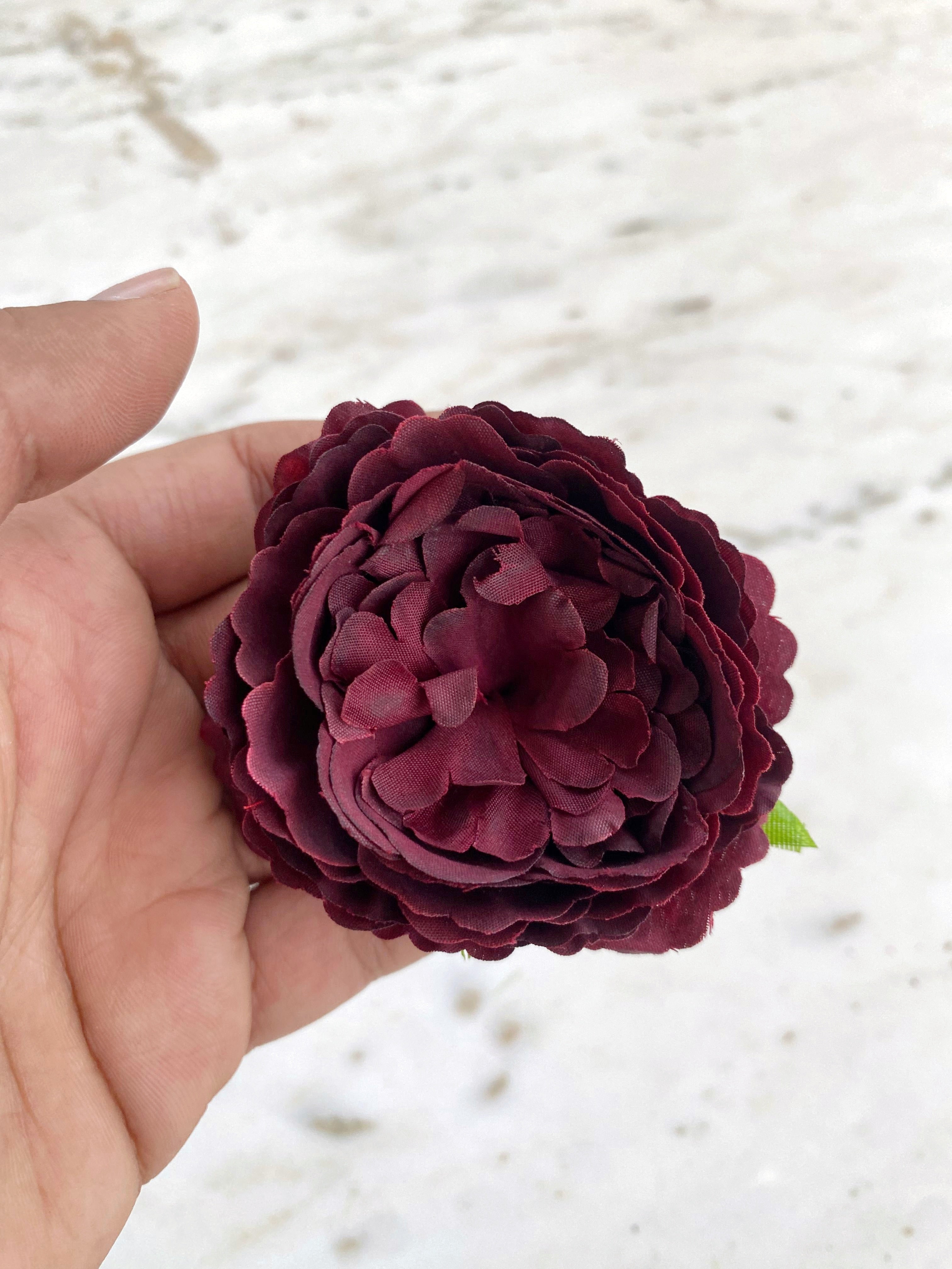 Maroon Big Peonies