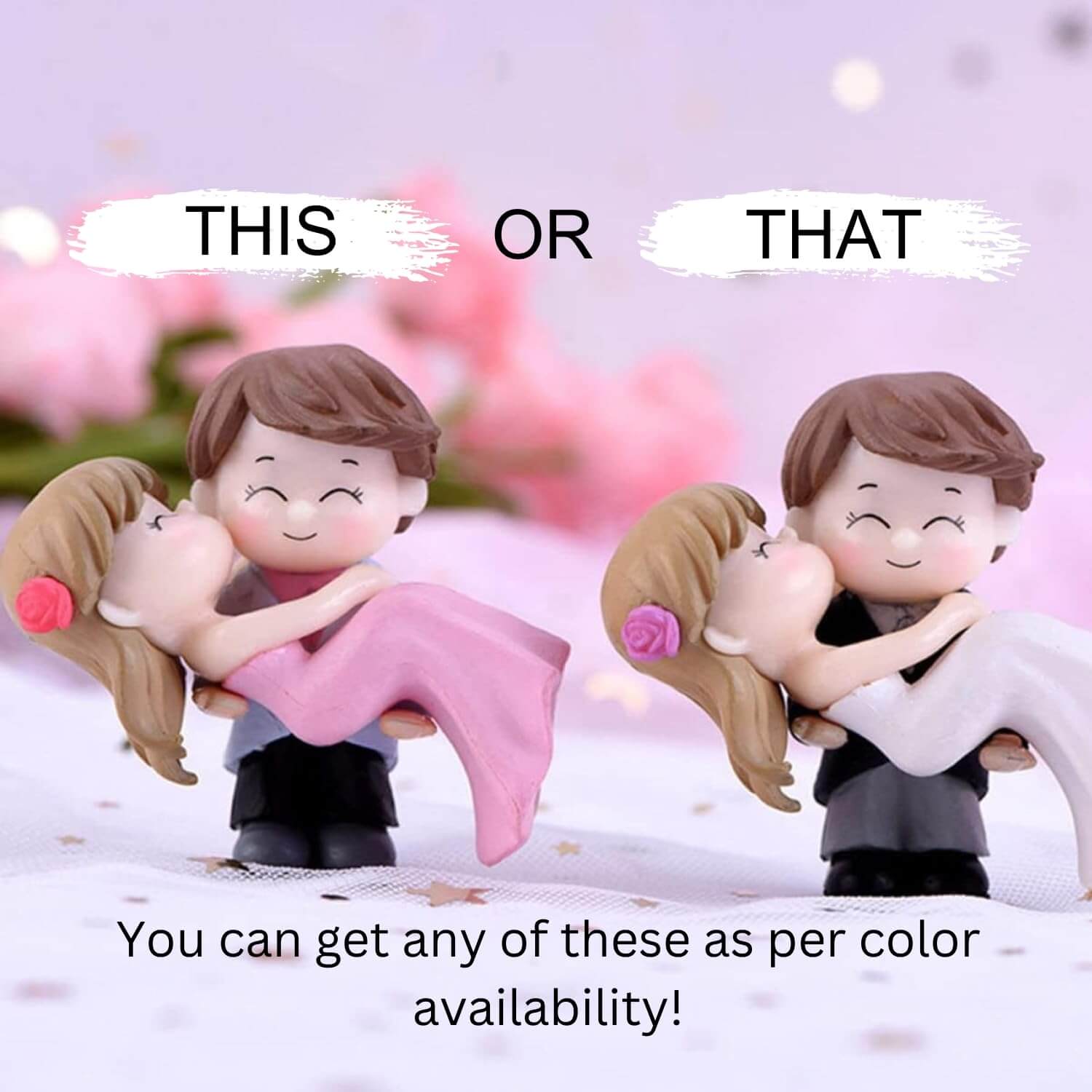 Couple Miniature Topper