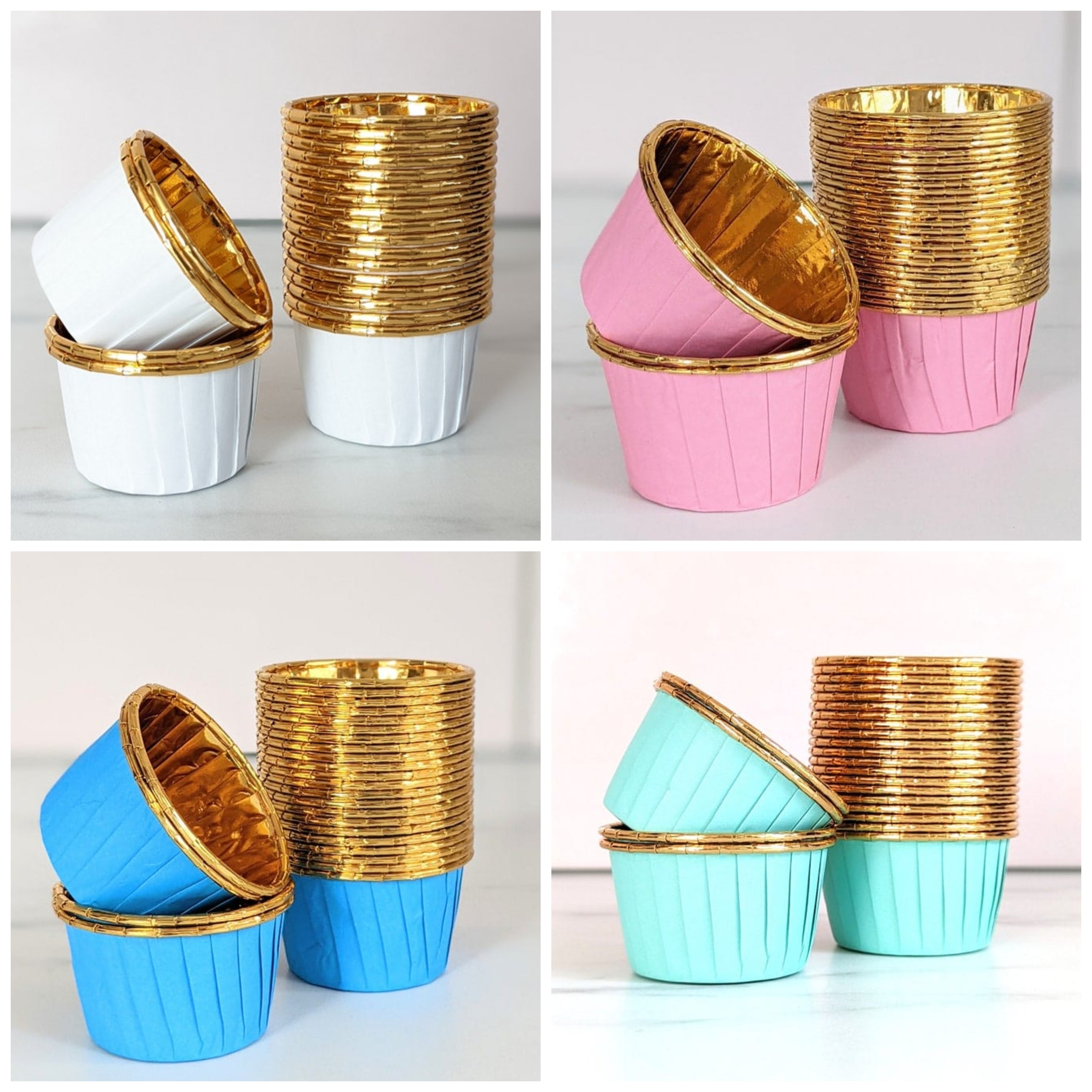 Metallic Cupcake Liners (50pcs)
