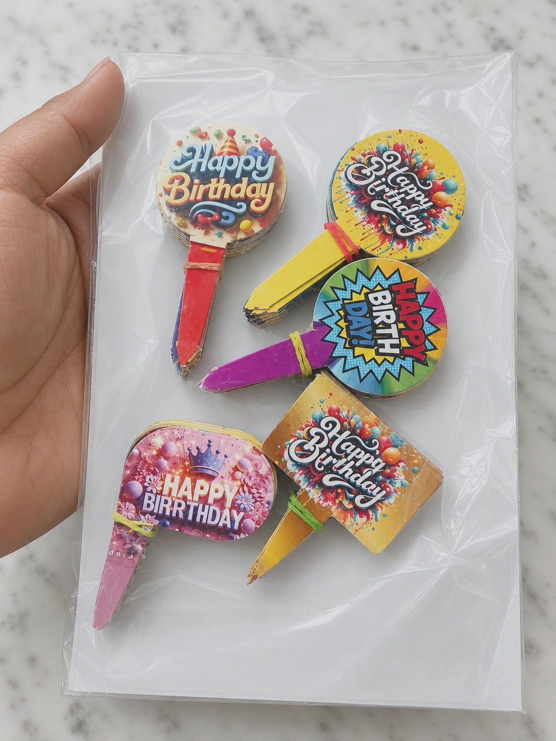 Paper Birthday Tag (100pcs)