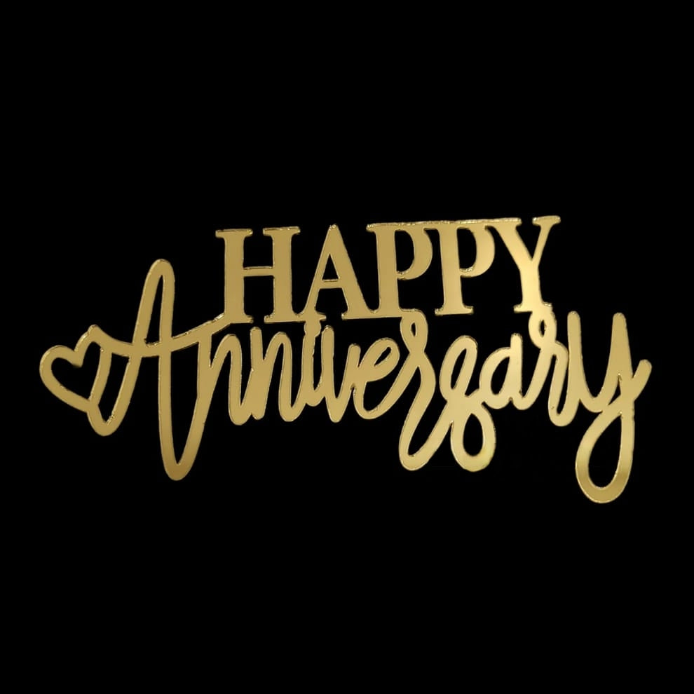 Acrylic Anniversary Cutout (5 pcs)