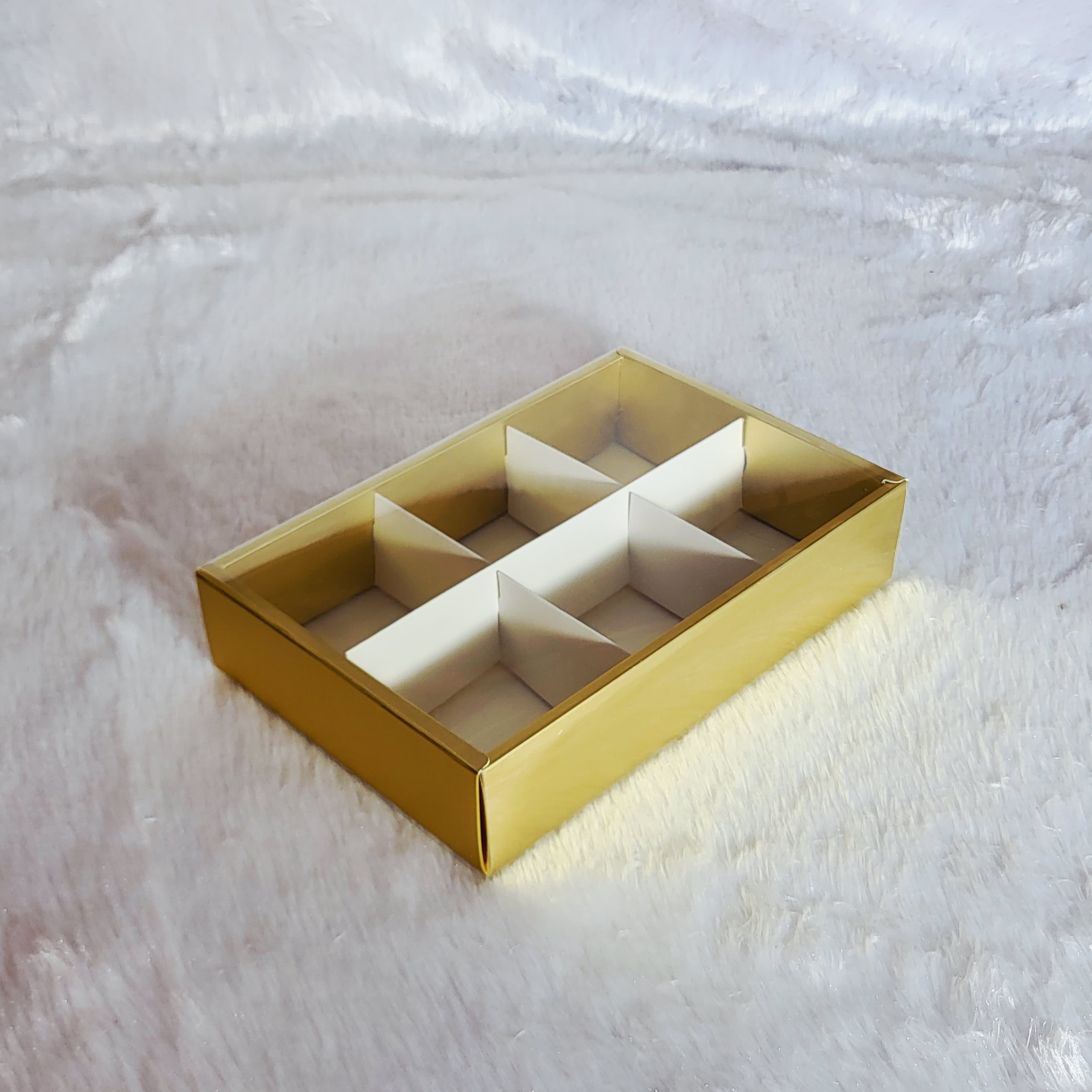 6pcs Brownie Partition Box