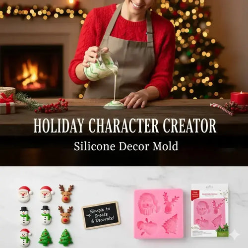 4 in 1 Christmas Santa, Reindeer, Snowman, Christmas Tree