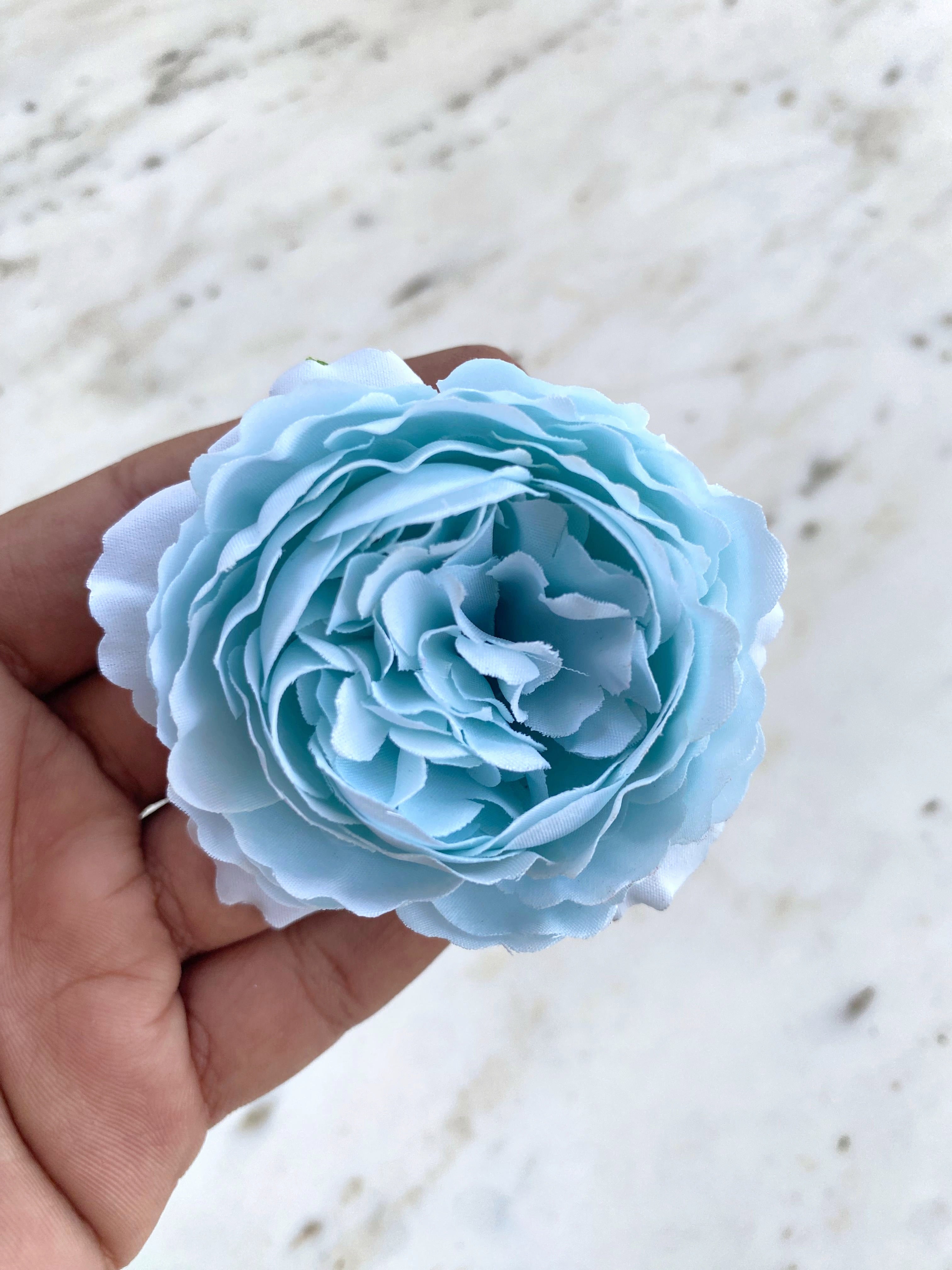 Blue Big Peonies