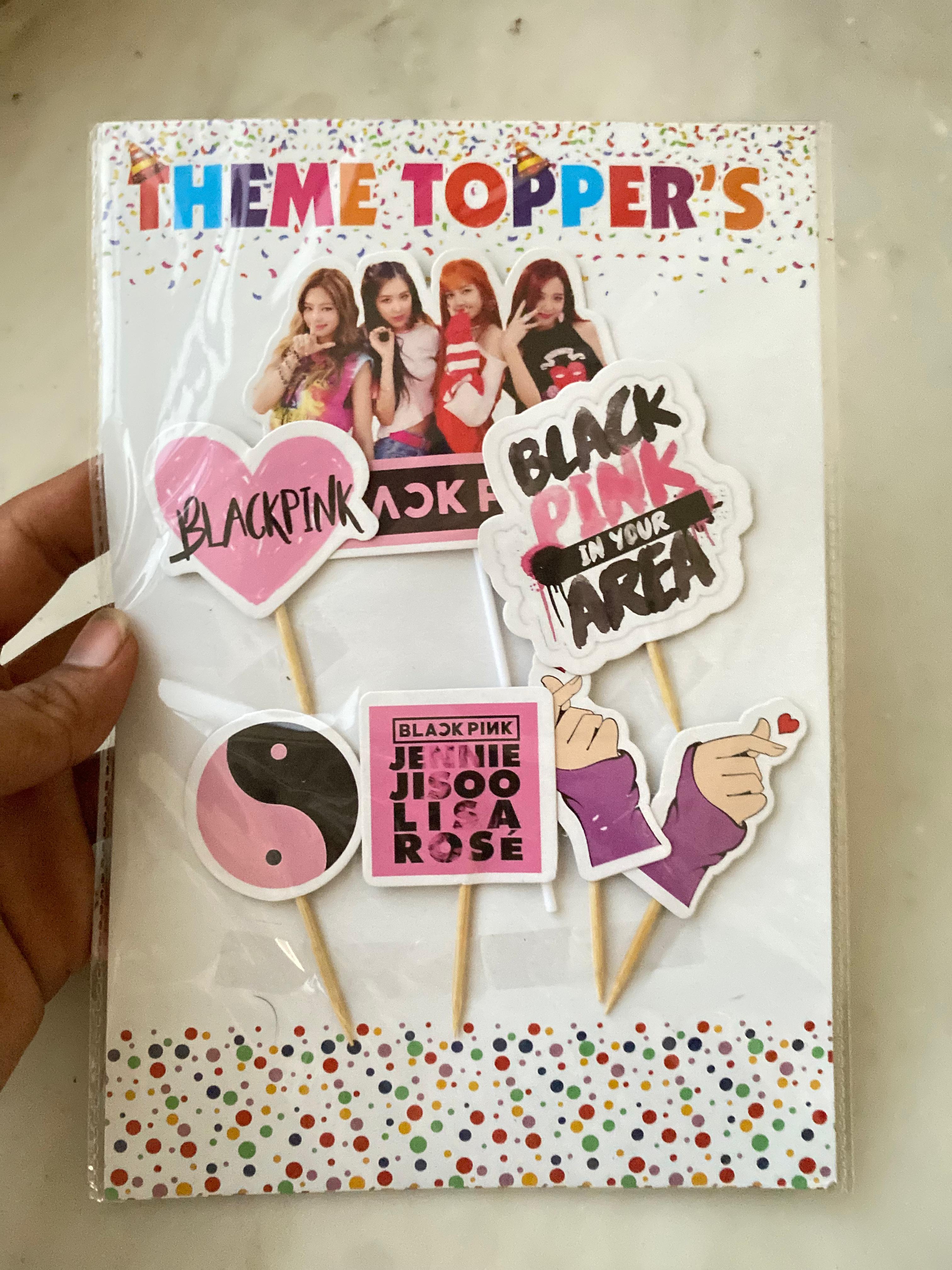 Black Pink Theme Topper