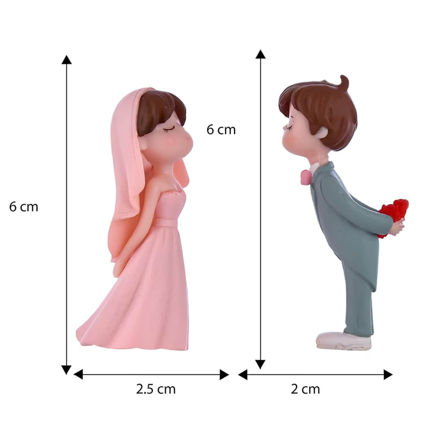 Couple Miniature Topper