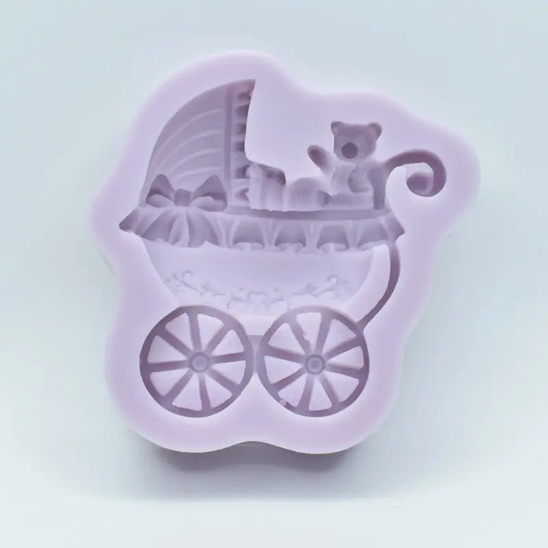 Fondant Baby Cart Mould