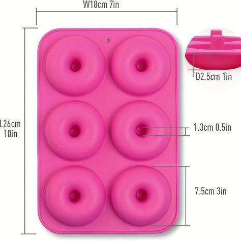 Big 6 In 1 Dount Mould
