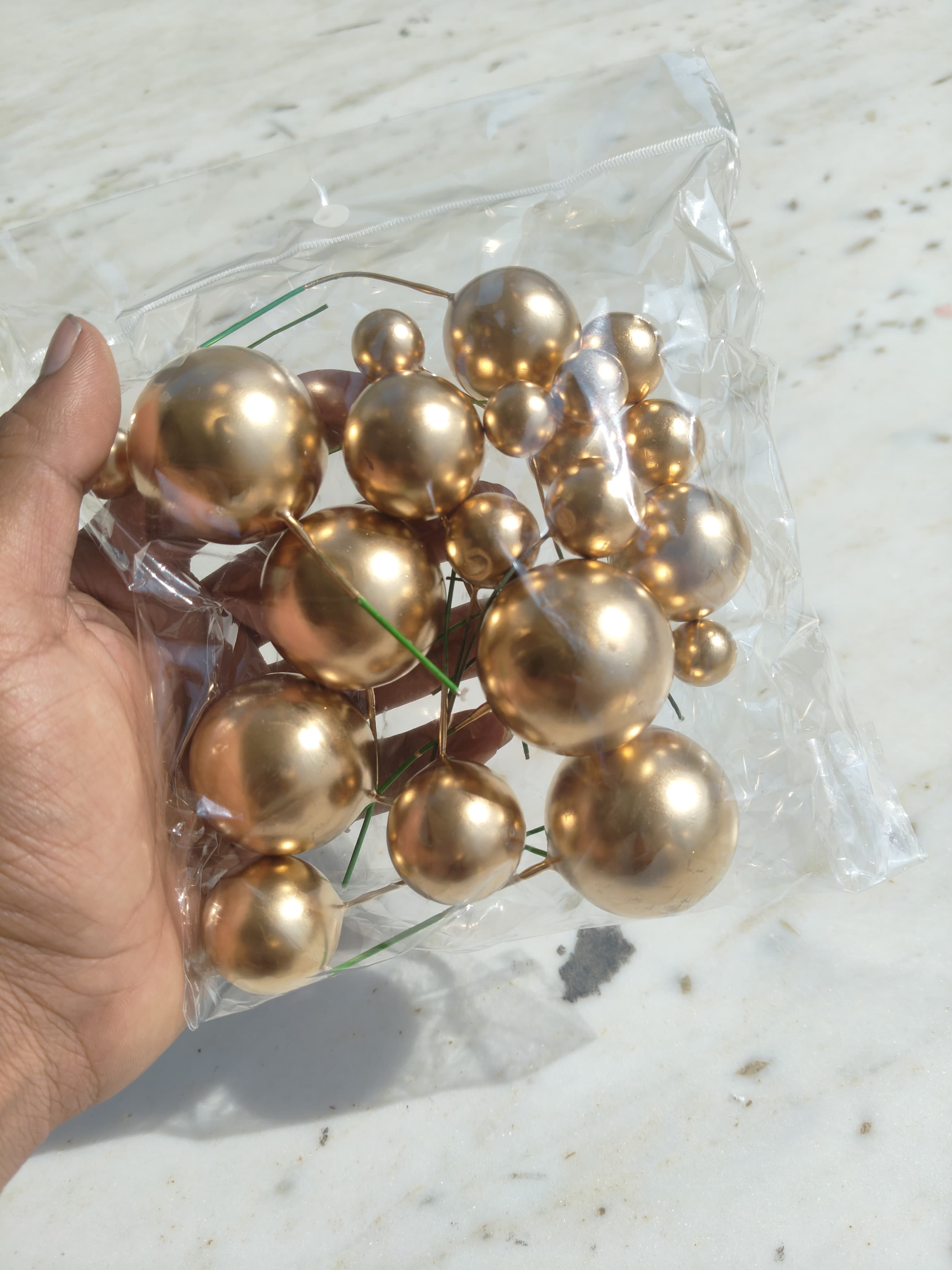 Golden Faux Ball