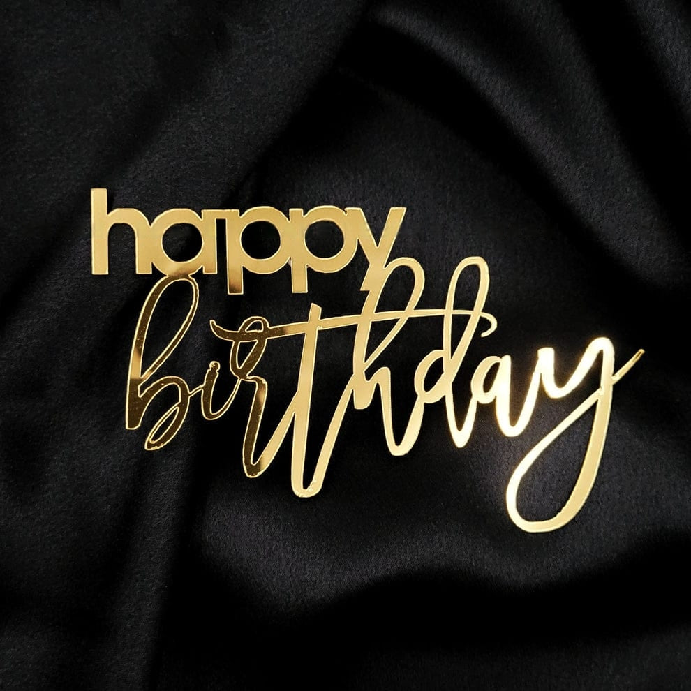 Acrylic Birthday Cutout (5 pcs)