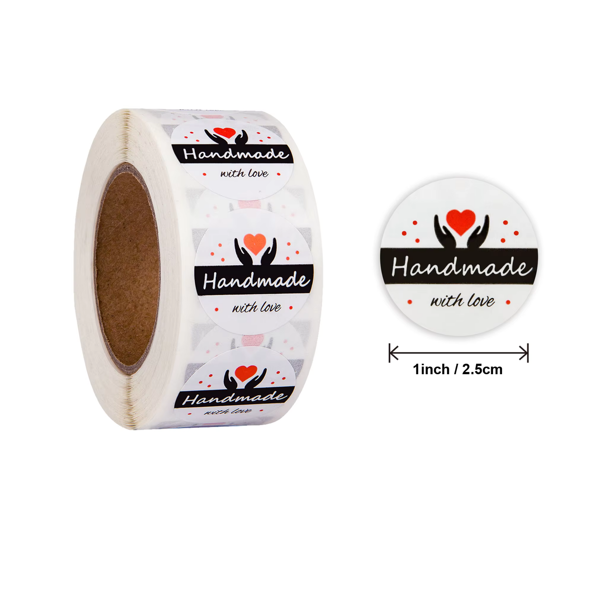 Handmade with love roll (500pcs)