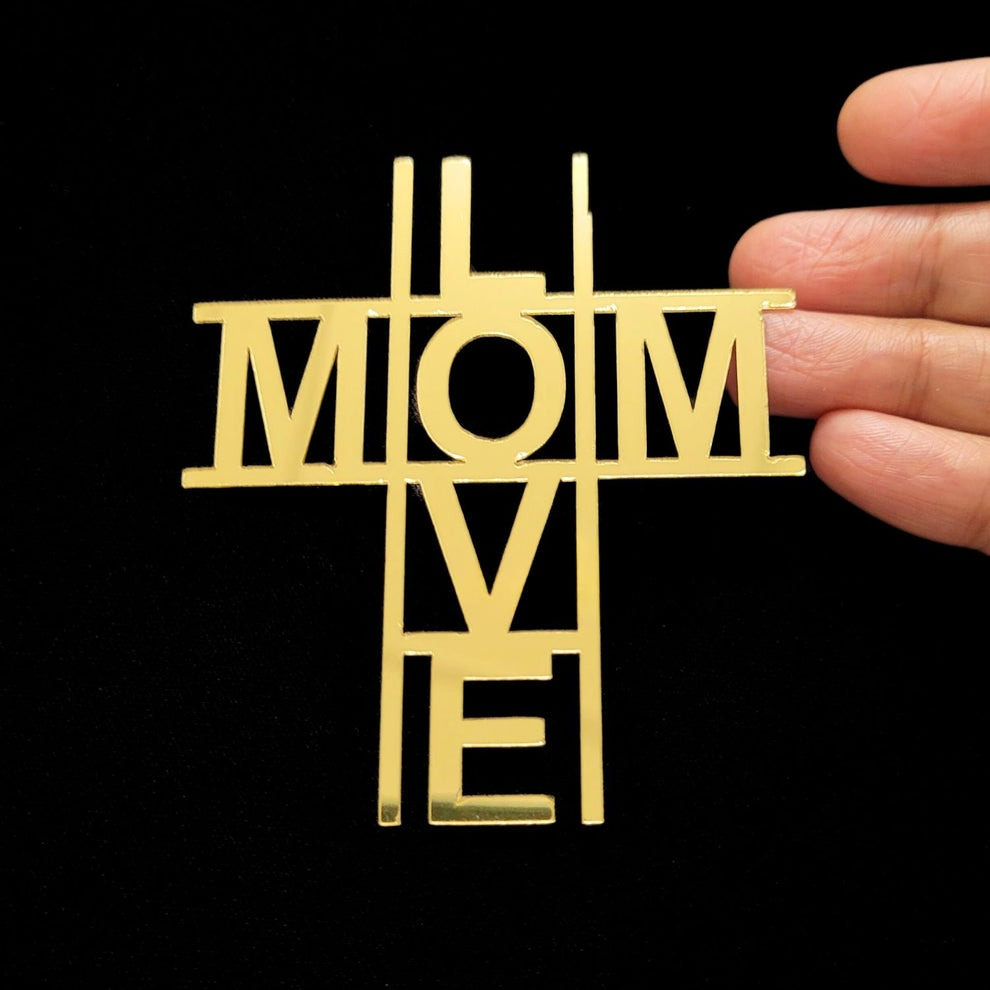 Love Mom Cutout (5pcs)