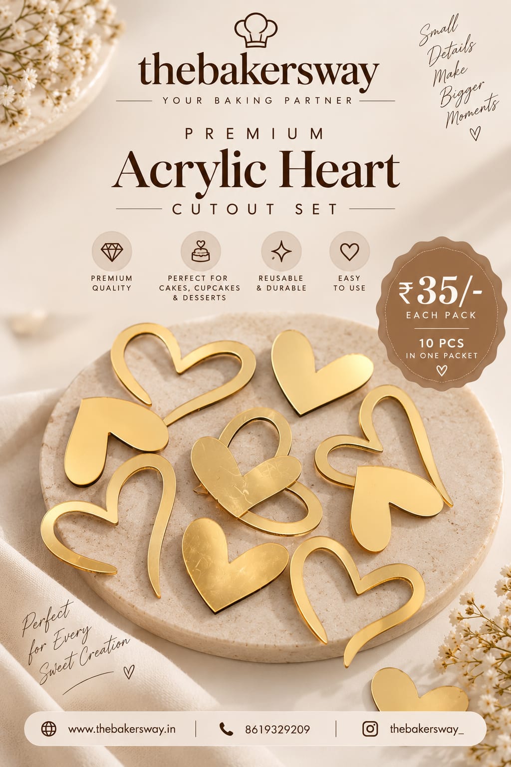 Heart cutout set