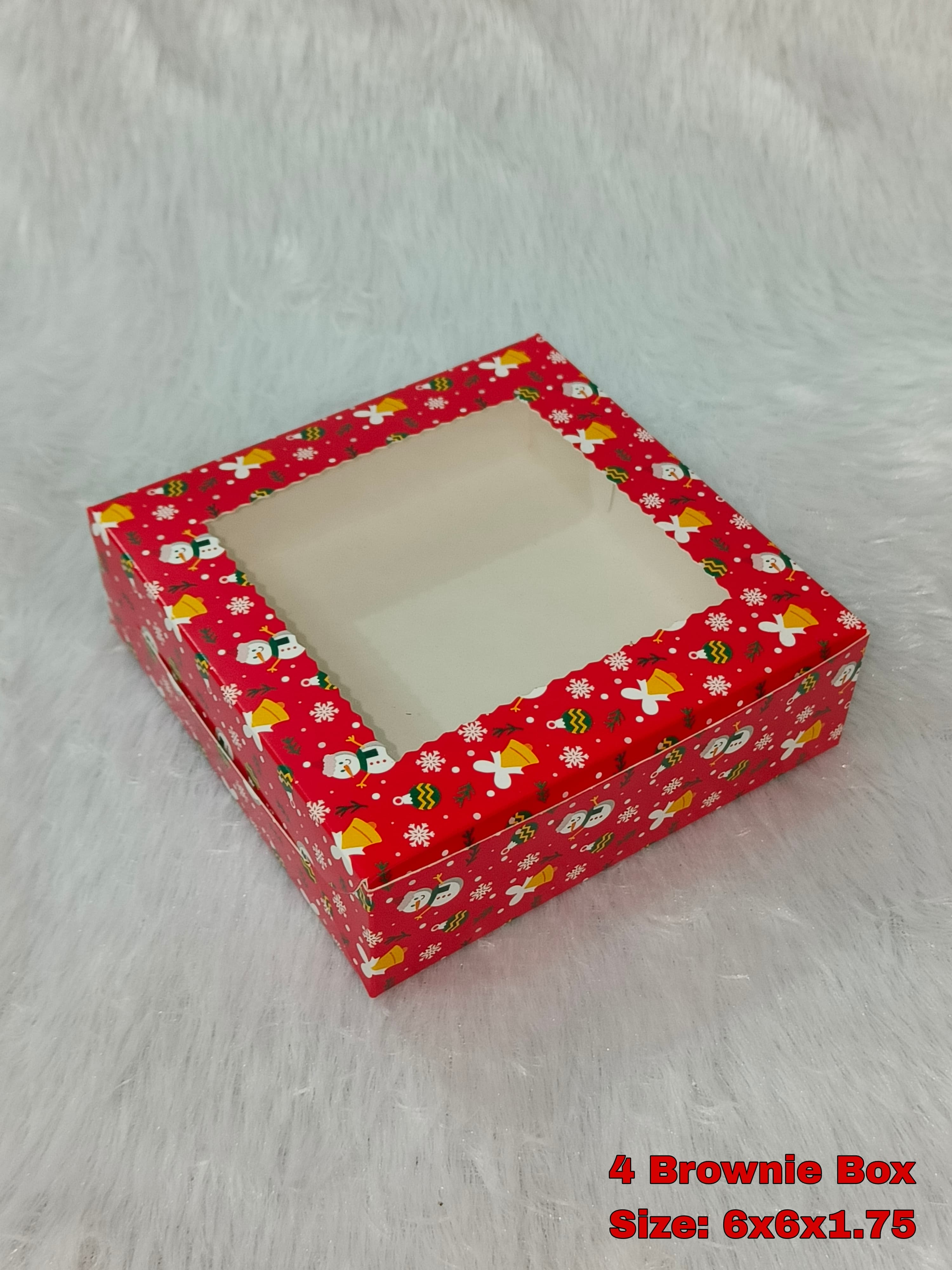 4pc Brownie Box
