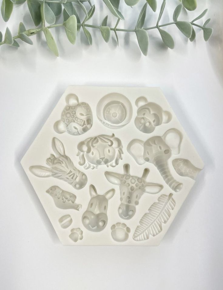 Animal Face Fondant Mould