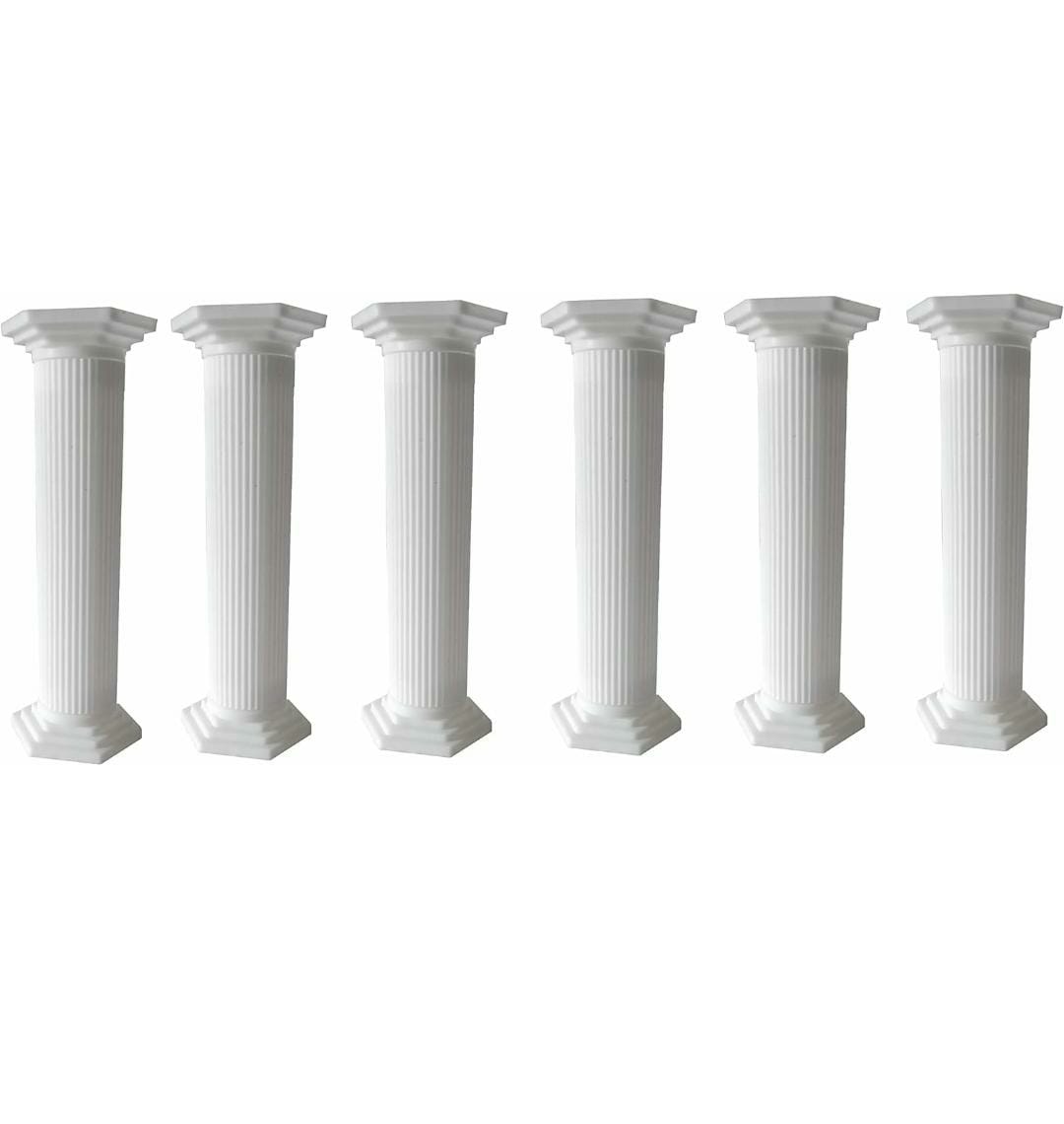 6" Cake Pillars (6pcs)
