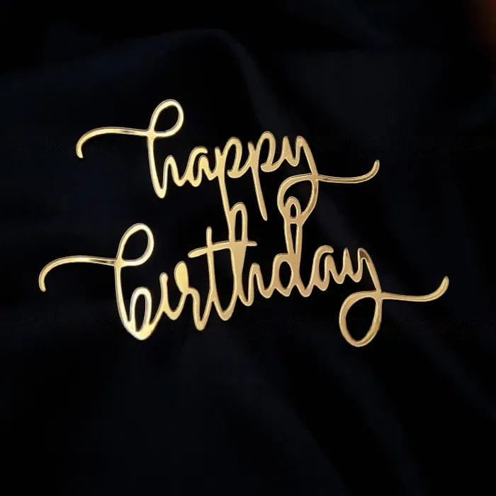 Acrylic Birthday Cutout (5 pcs)