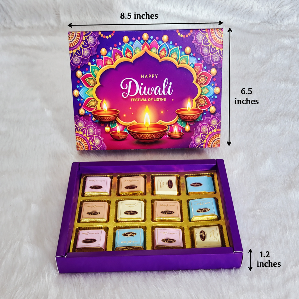 12 Cavity Chocolate Box