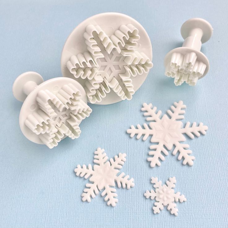 Snowflake Plunger Set (3pcs)