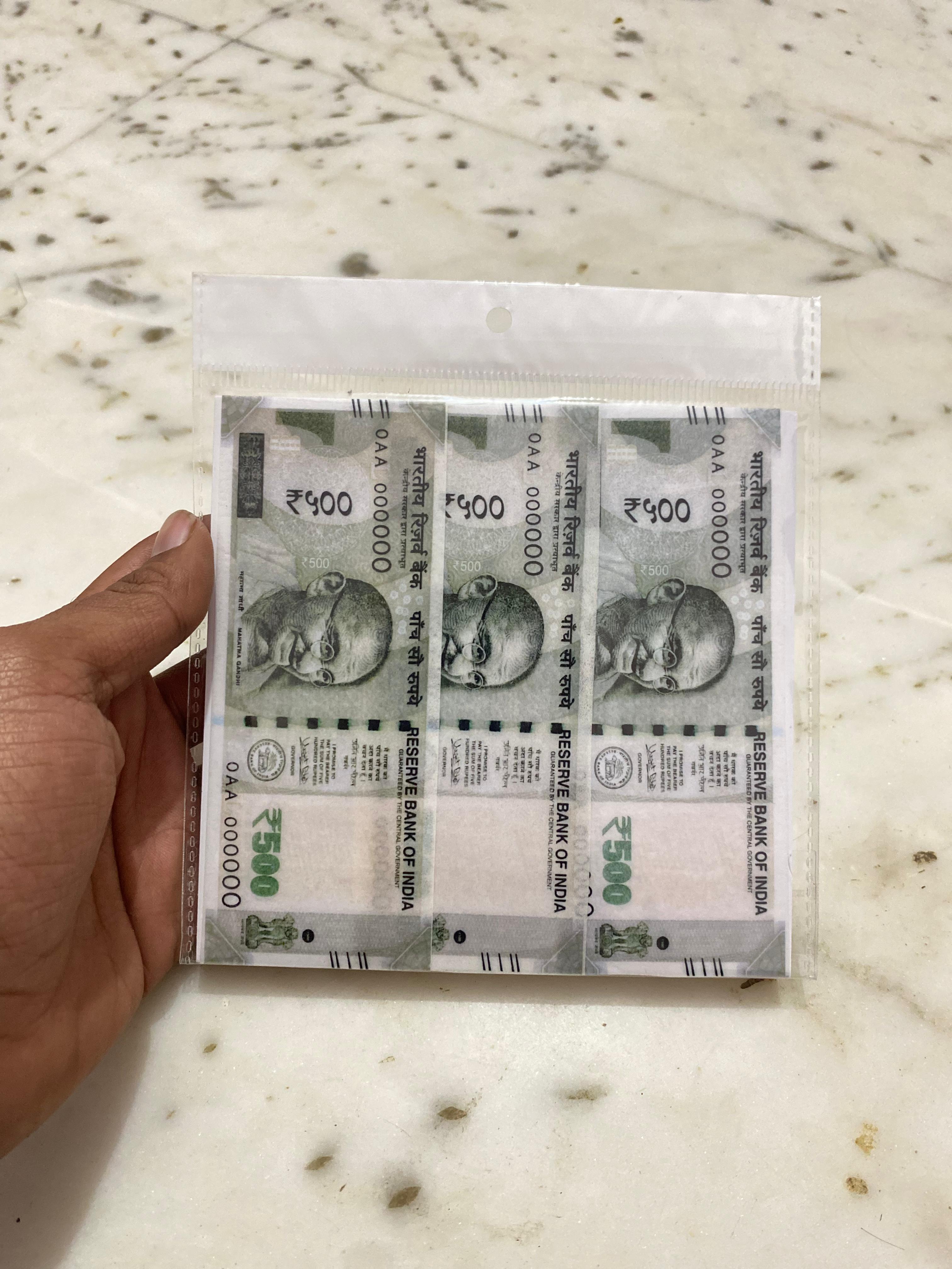 500 Edible note