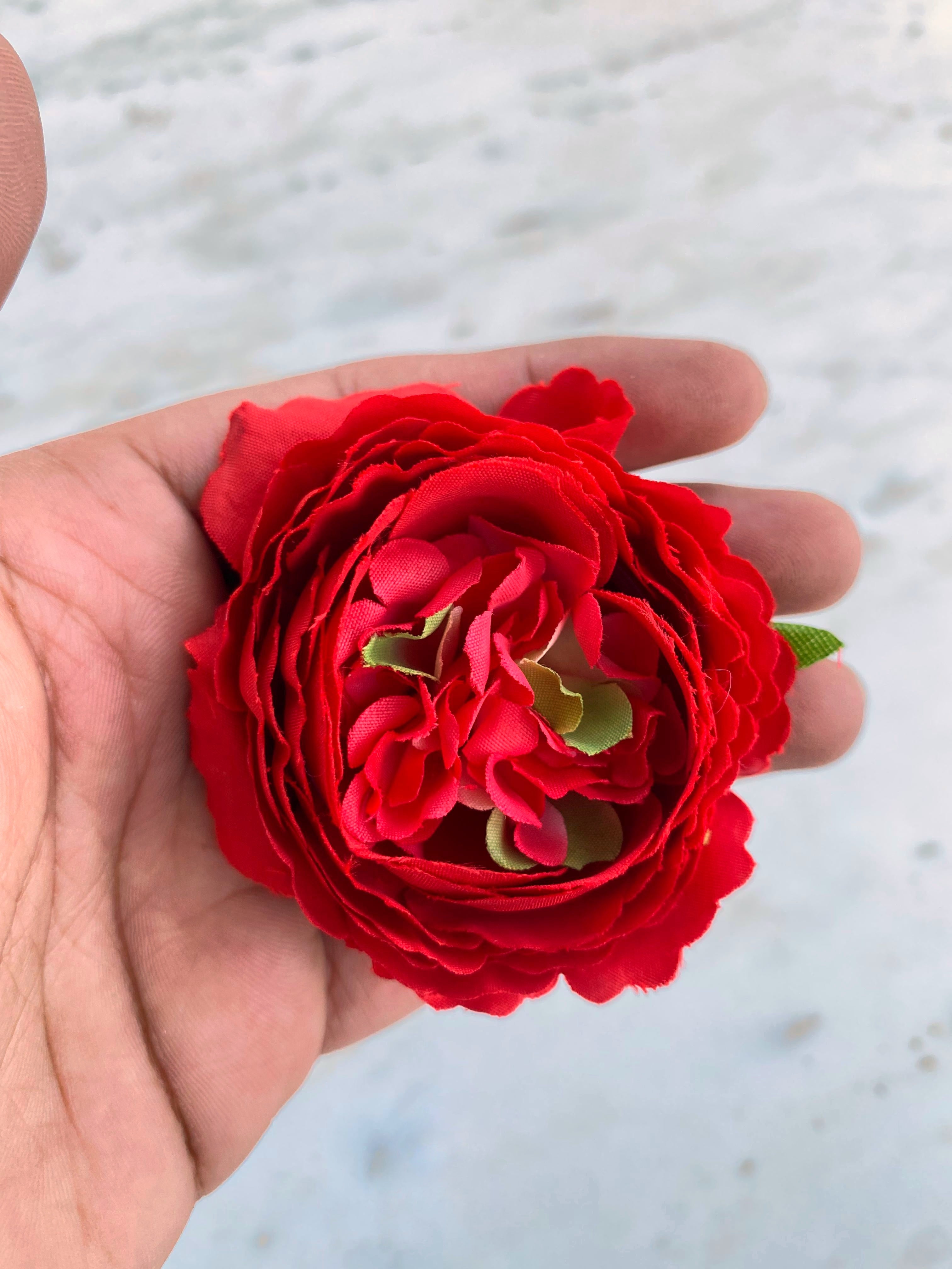 Red Big Peonies