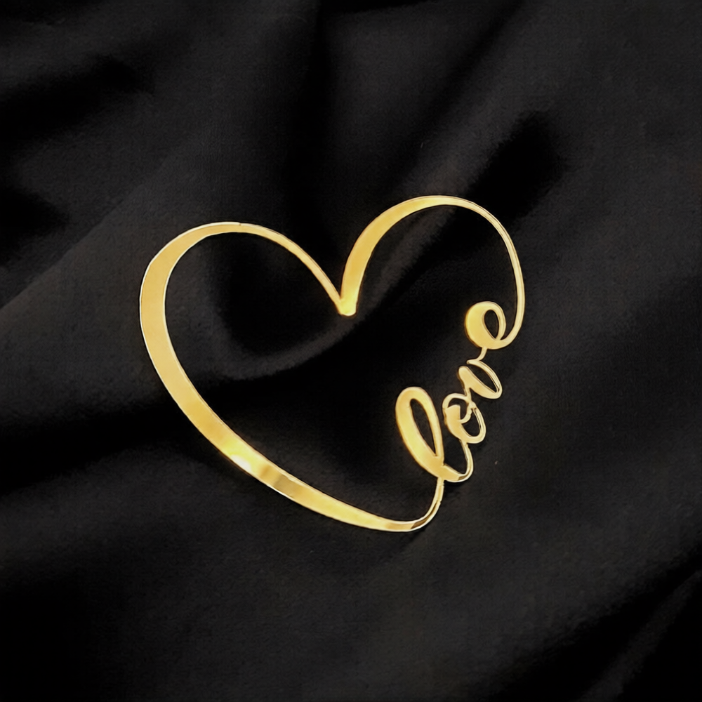 Heart love cutout