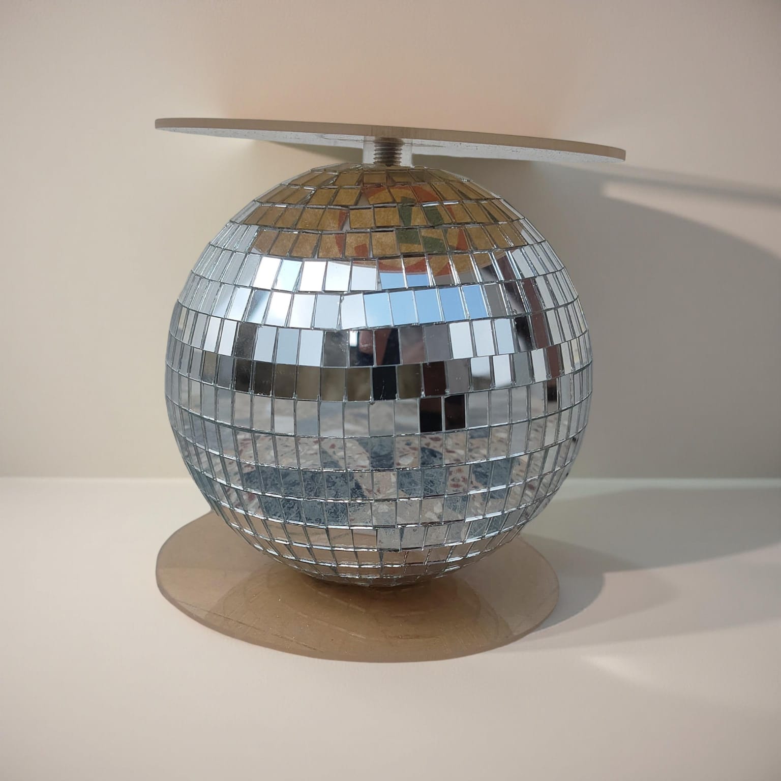 Sliver Disco Ball Spacer