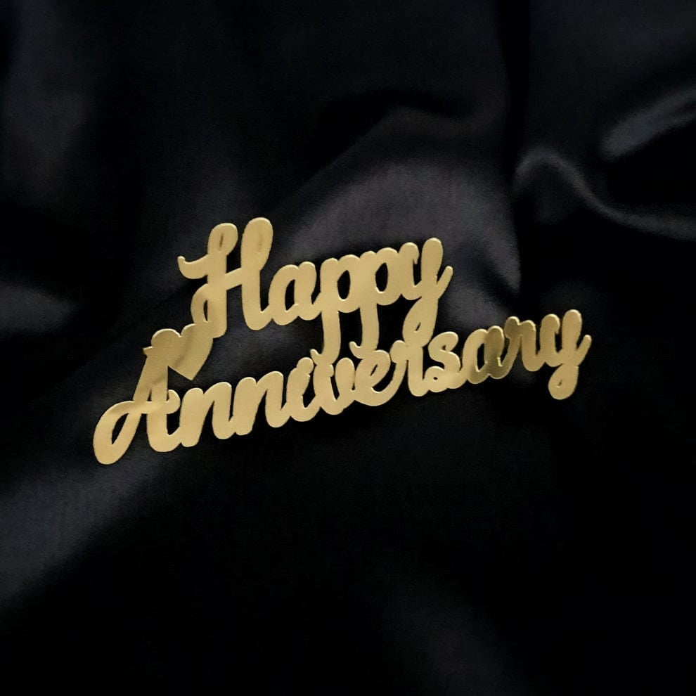 Acrylic Anniversary Cutout (5 pcs)