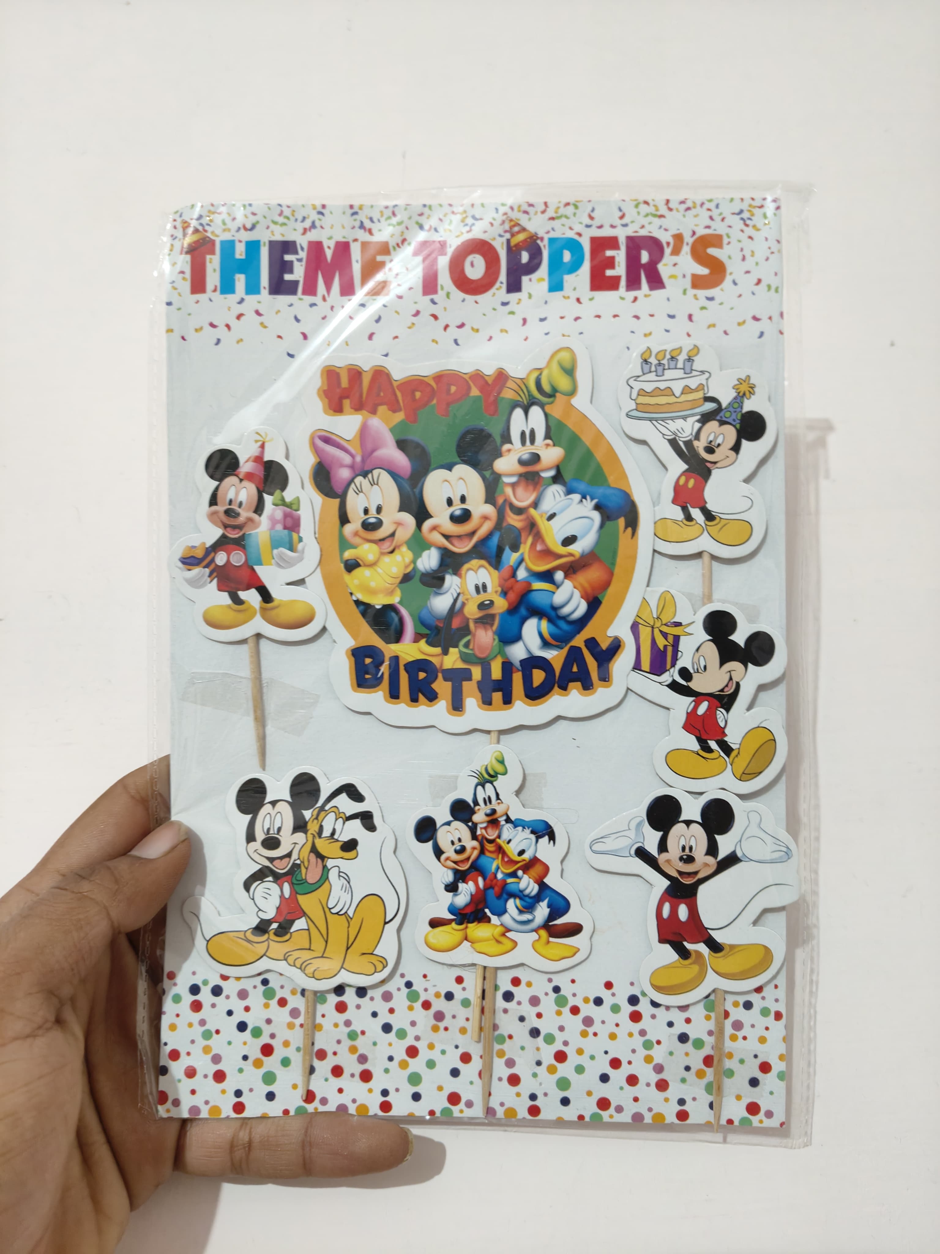 Mickey Mouse Theme Topper