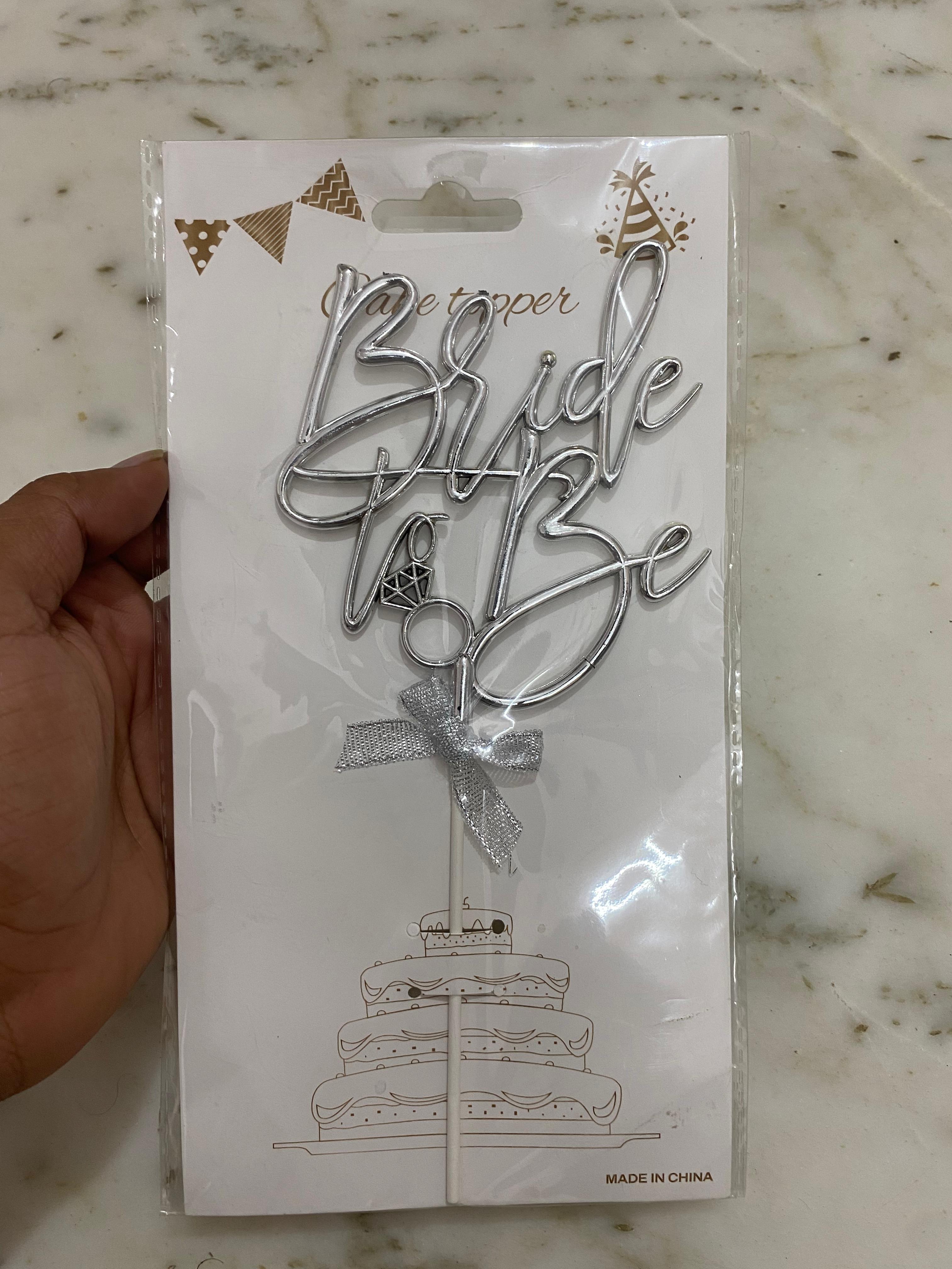 3D Bride To Be Silver